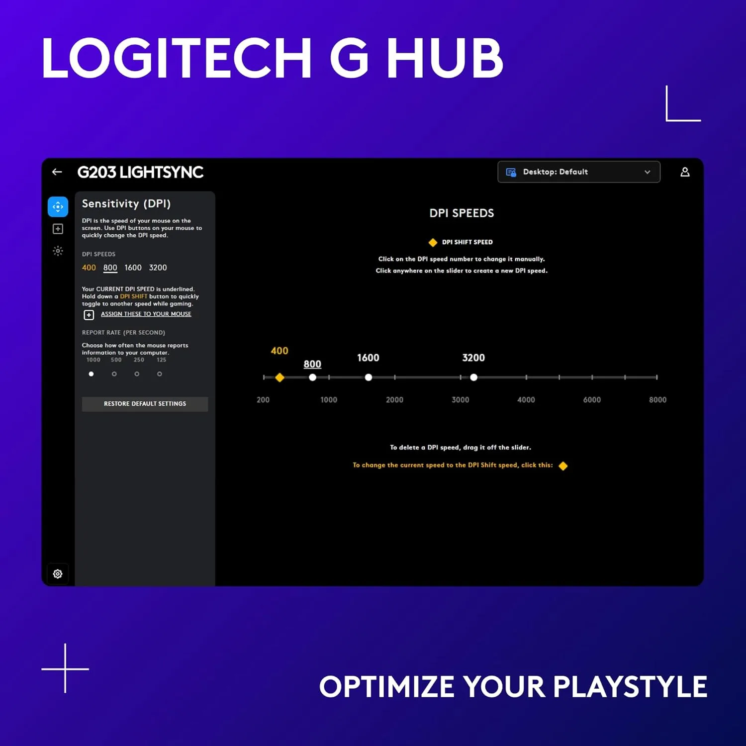 LOGITECH G G203 LIGHTSYNC Wired Gaming Mouse