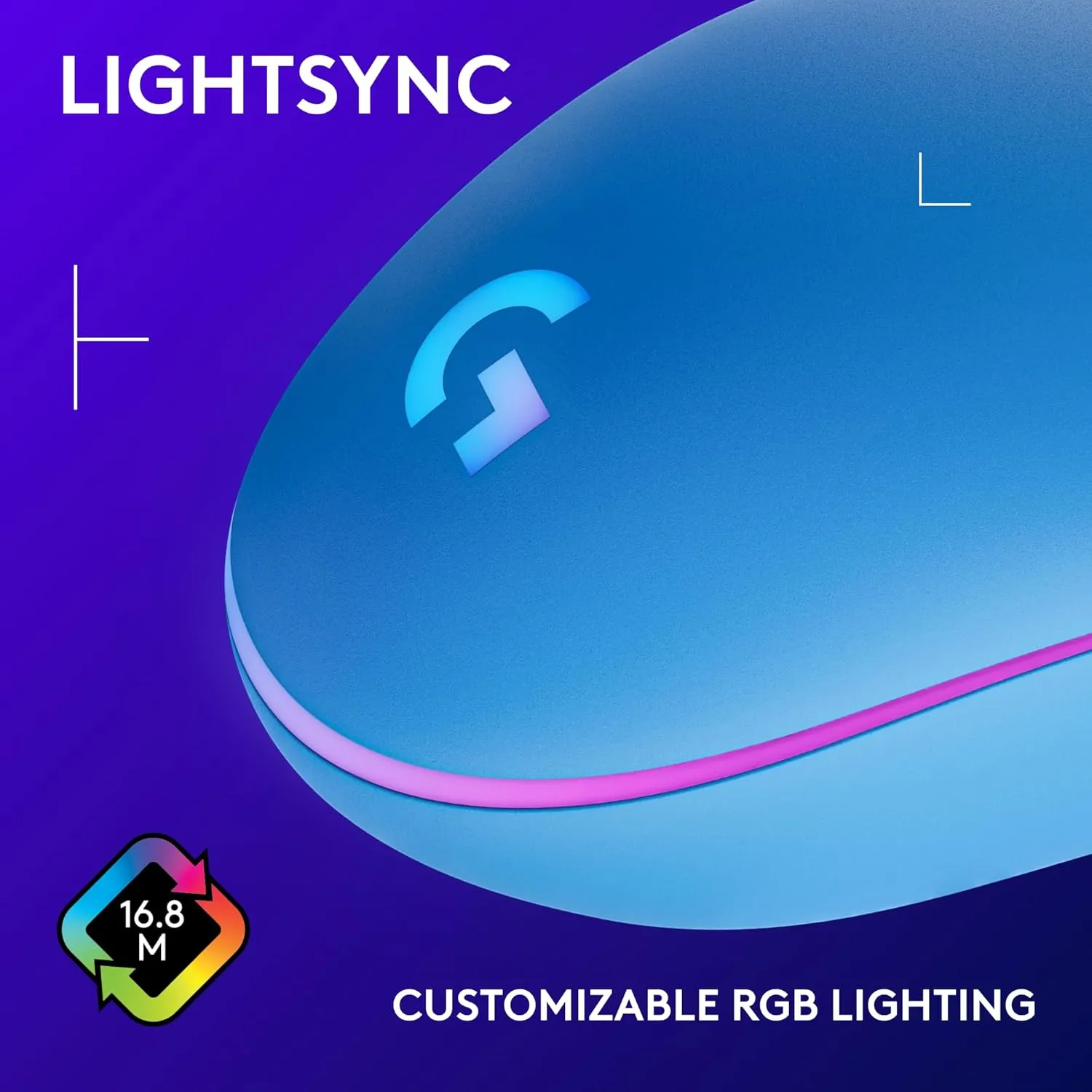 LOGITECH G G203 LIGHTSYNC Wired Gaming Mouse