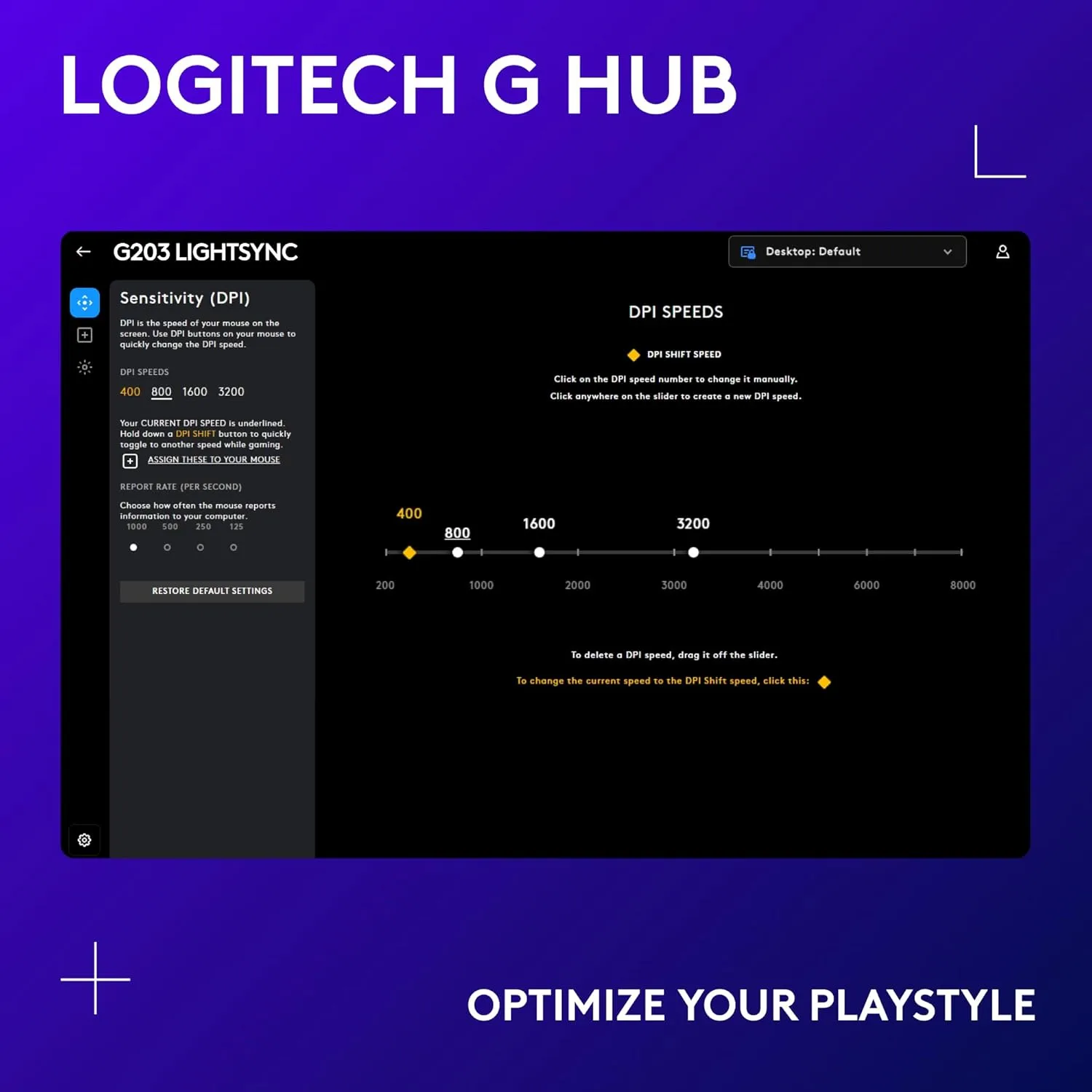 LOGITECH G G203 LIGHTSYNC Wired Gaming Mouse