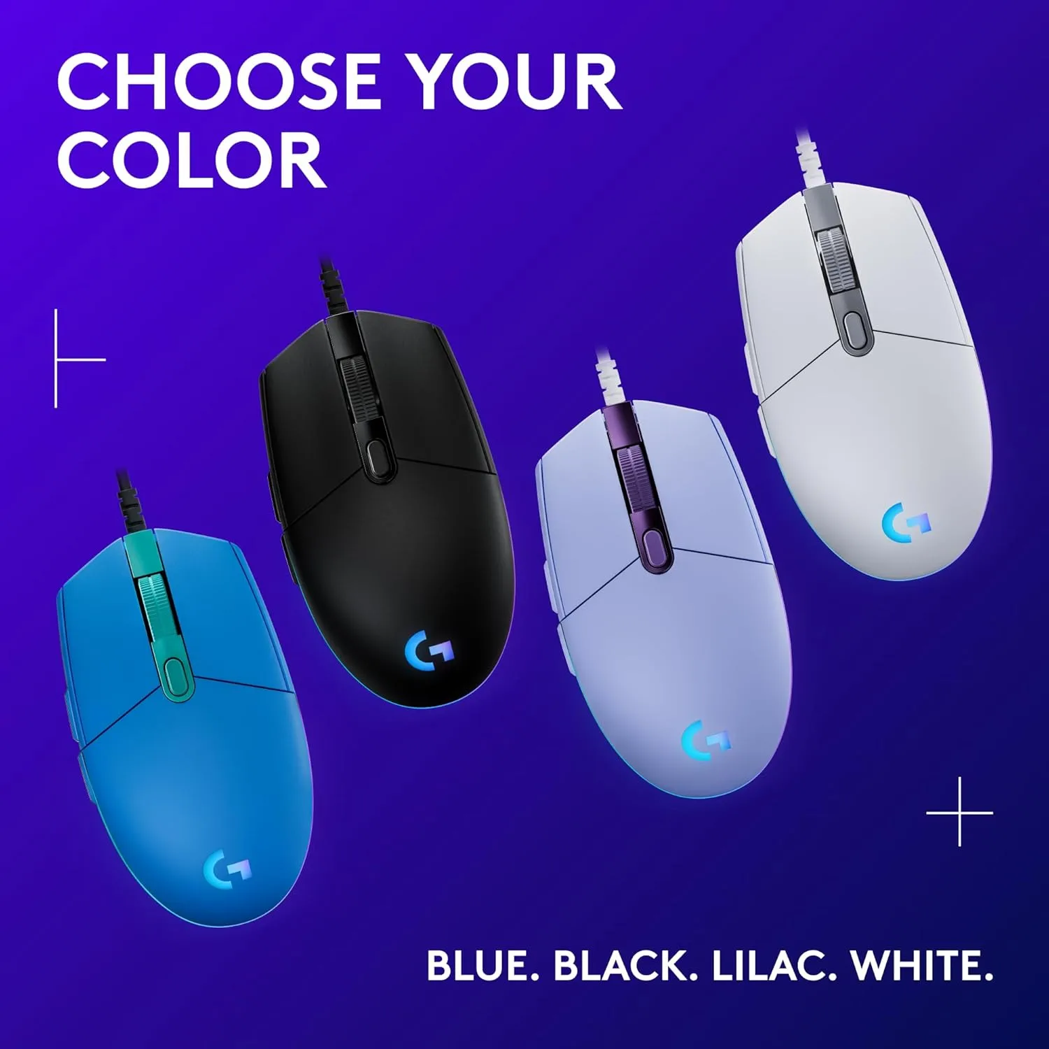 LOGITECH G G203 LIGHTSYNC Wired Gaming Mouse