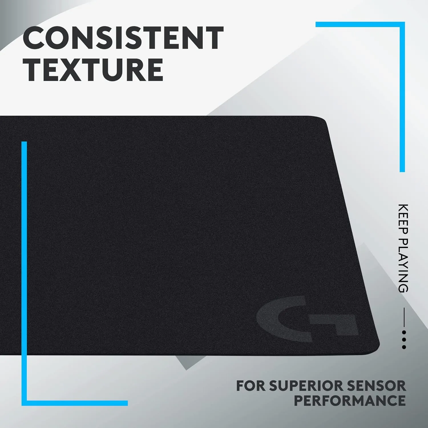 LOGITECH G Gaming Mouse Pad - Performance-Tuned Surface & Non-Slip Base