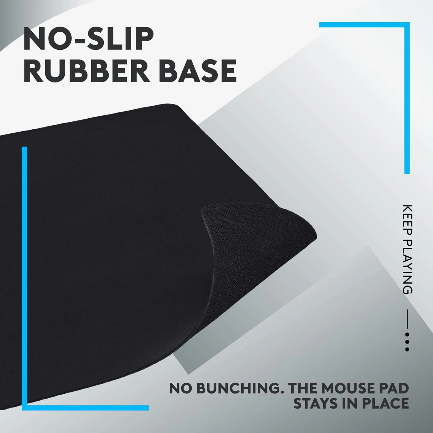 LOGITECH G Gaming Mouse Pad - Performance-Tuned Surface & Non-Slip Base