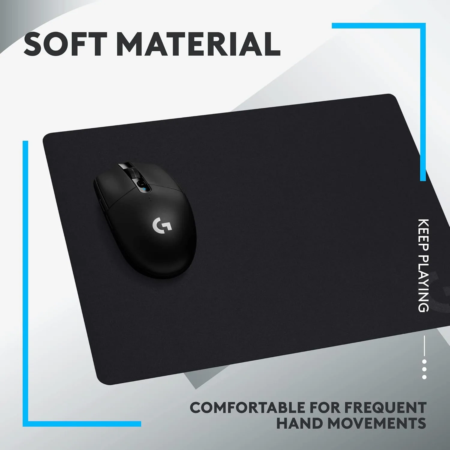LOGITECH G Gaming Mouse Pad - Performance-Tuned Surface & Non-Slip Base