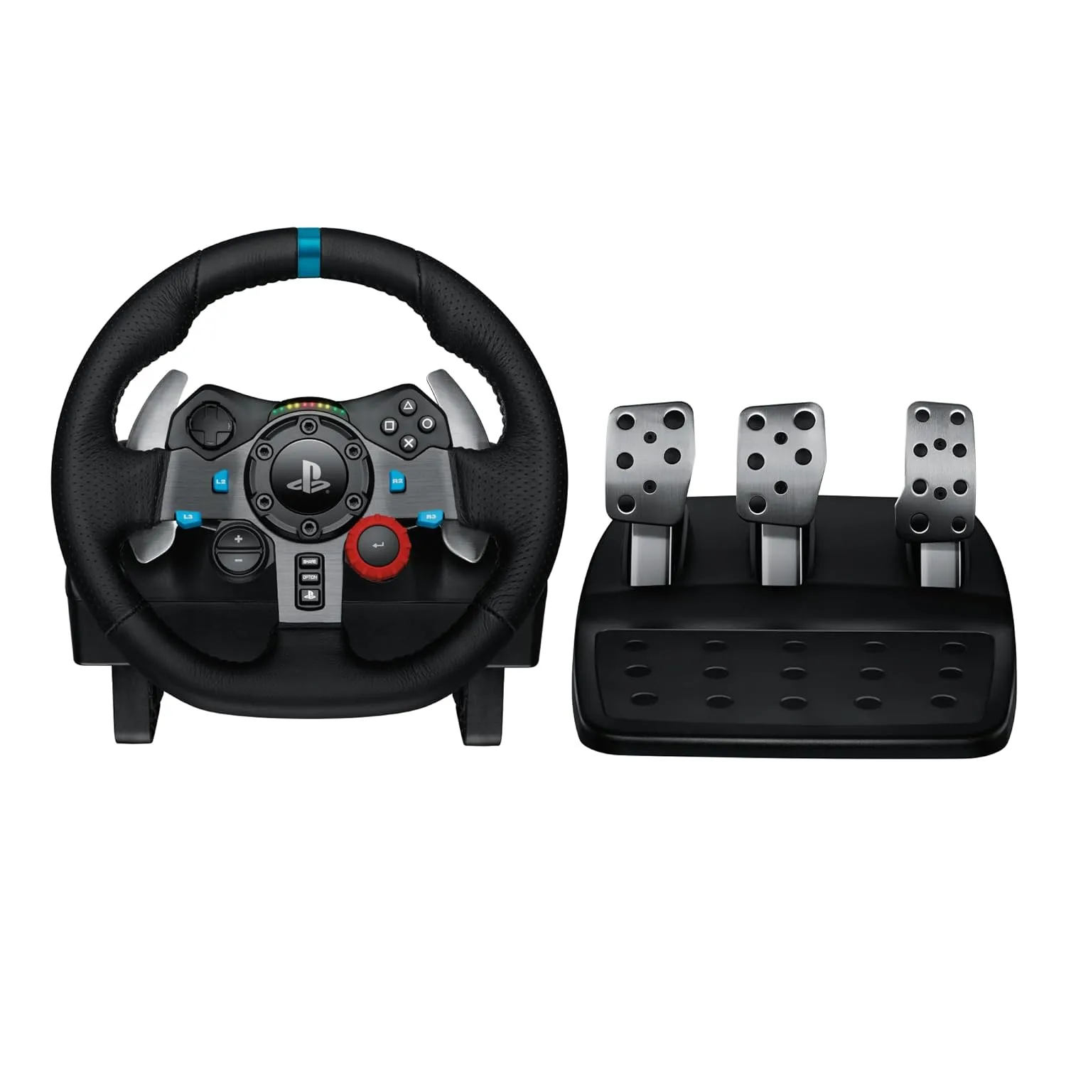 Logitech G29 Driving Force Racing Wheel and Floor Pedals for PS5, PS4, PC