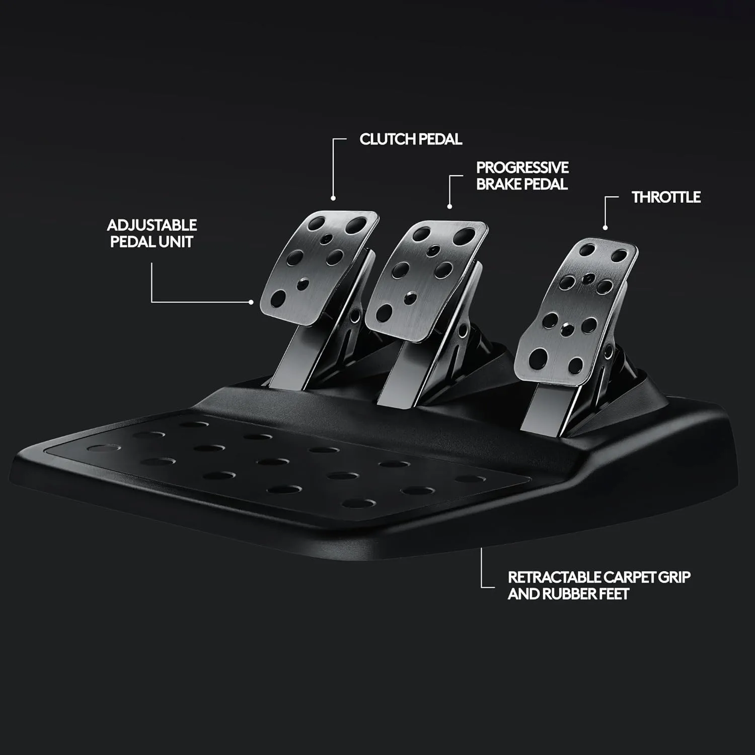 Logitech G29 Driving Force Racing Wheel and Floor Pedals for PS5, PS4, PC
