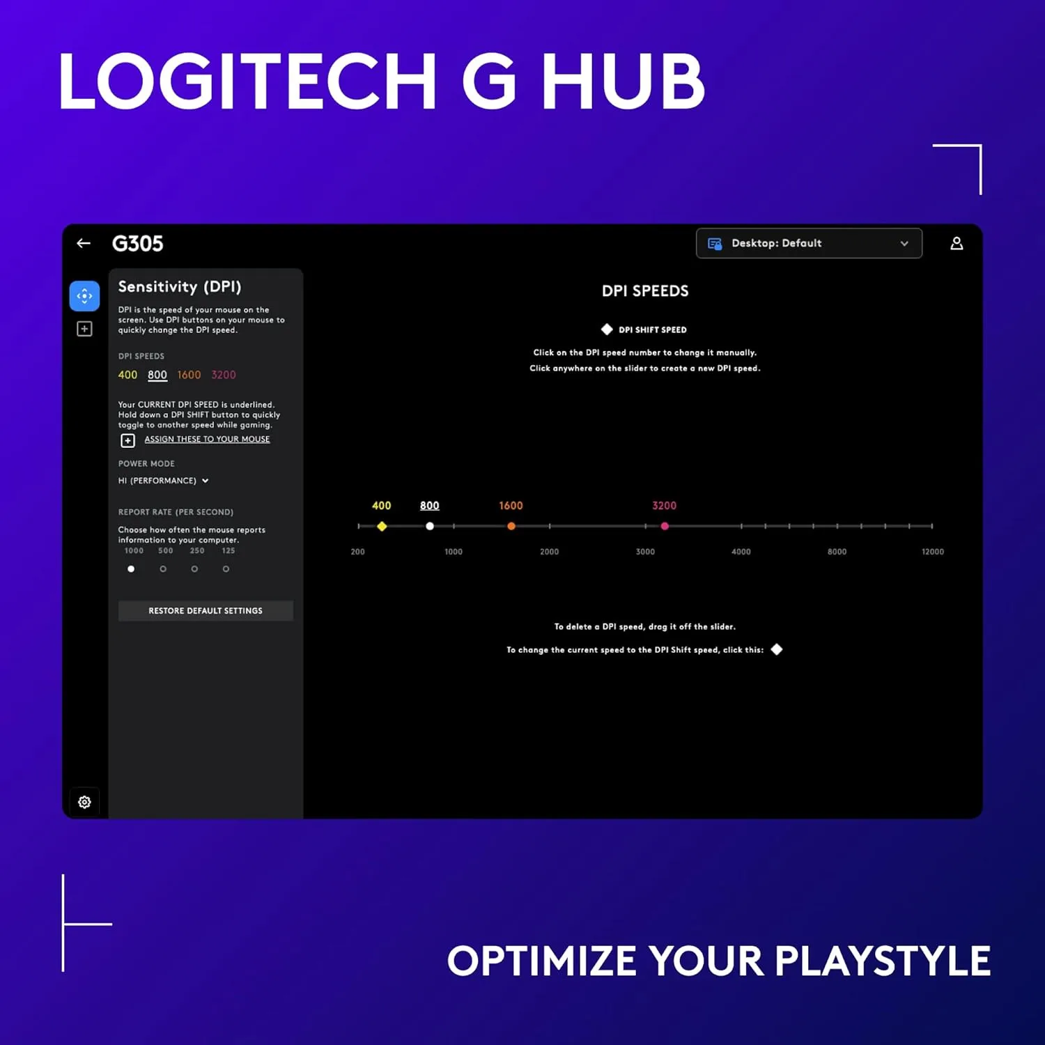 Logitech G305 LIGHTSPEED Wireless Gaming Mouse, HERO 12K Sensor