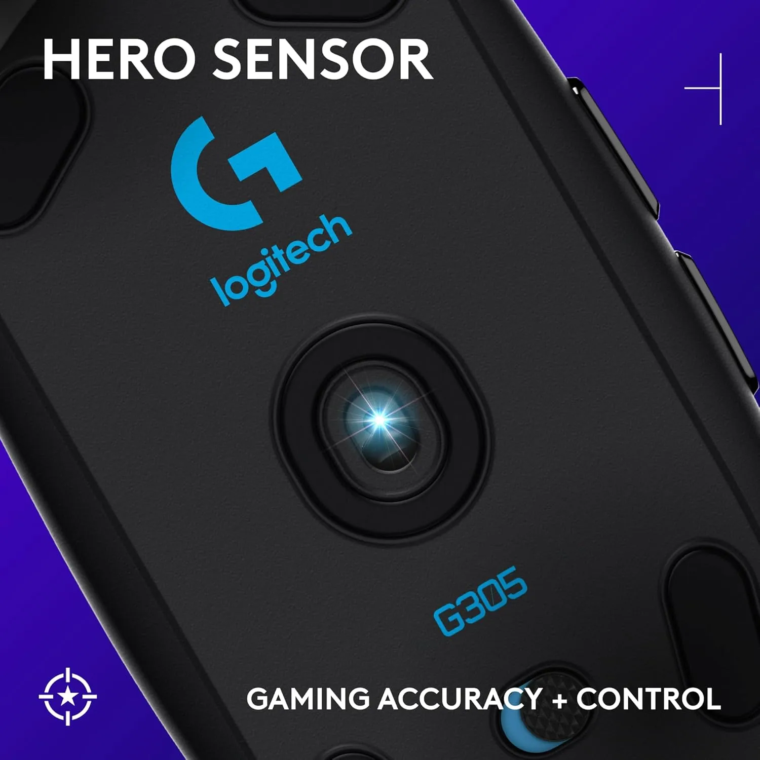 Logitech G305 LIGHTSPEED Wireless Gaming Mouse, HERO 12K Sensor