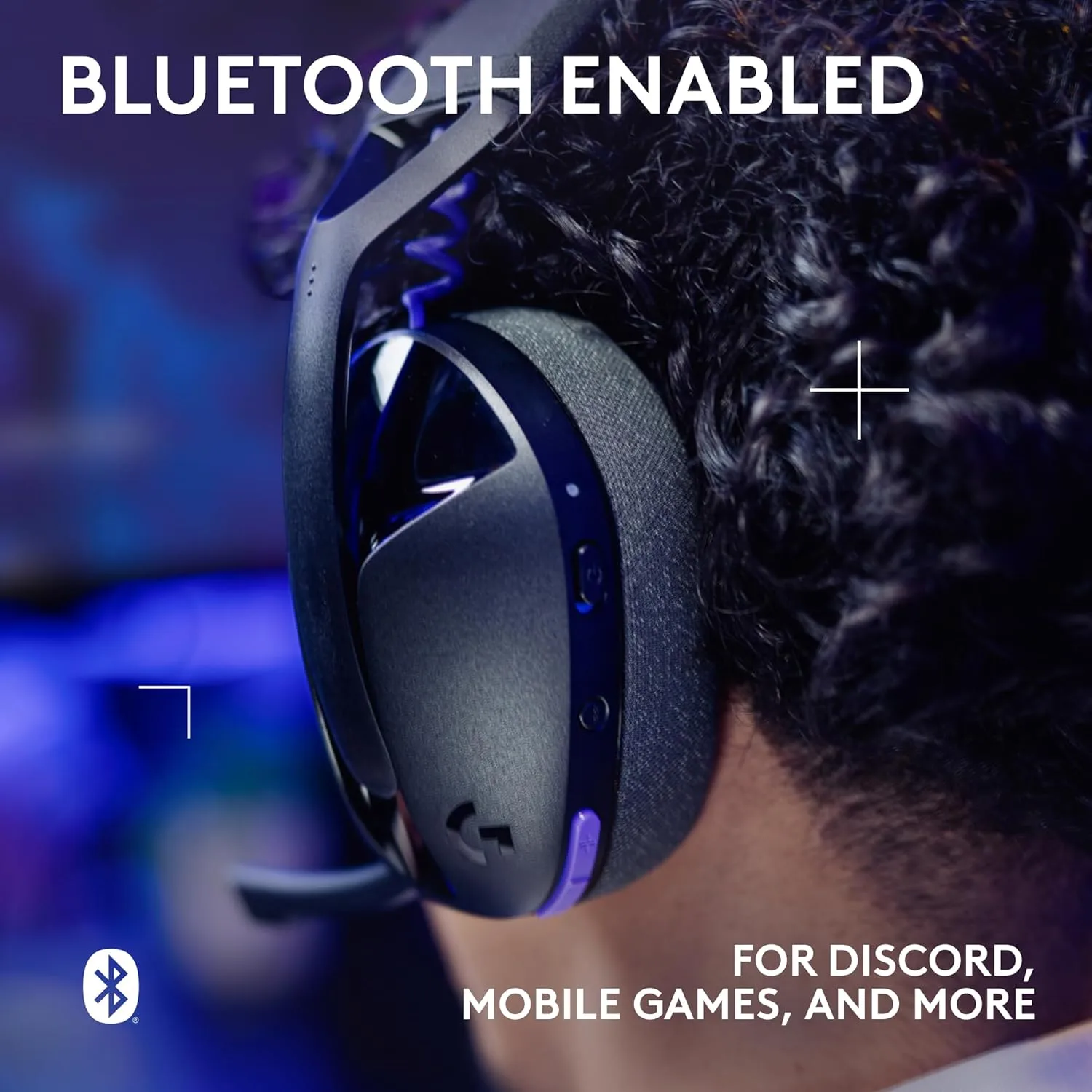 Logitech G321 Lightspeed Wireless Bluetooth Gaming Headset, Dynamic Comfort - Black