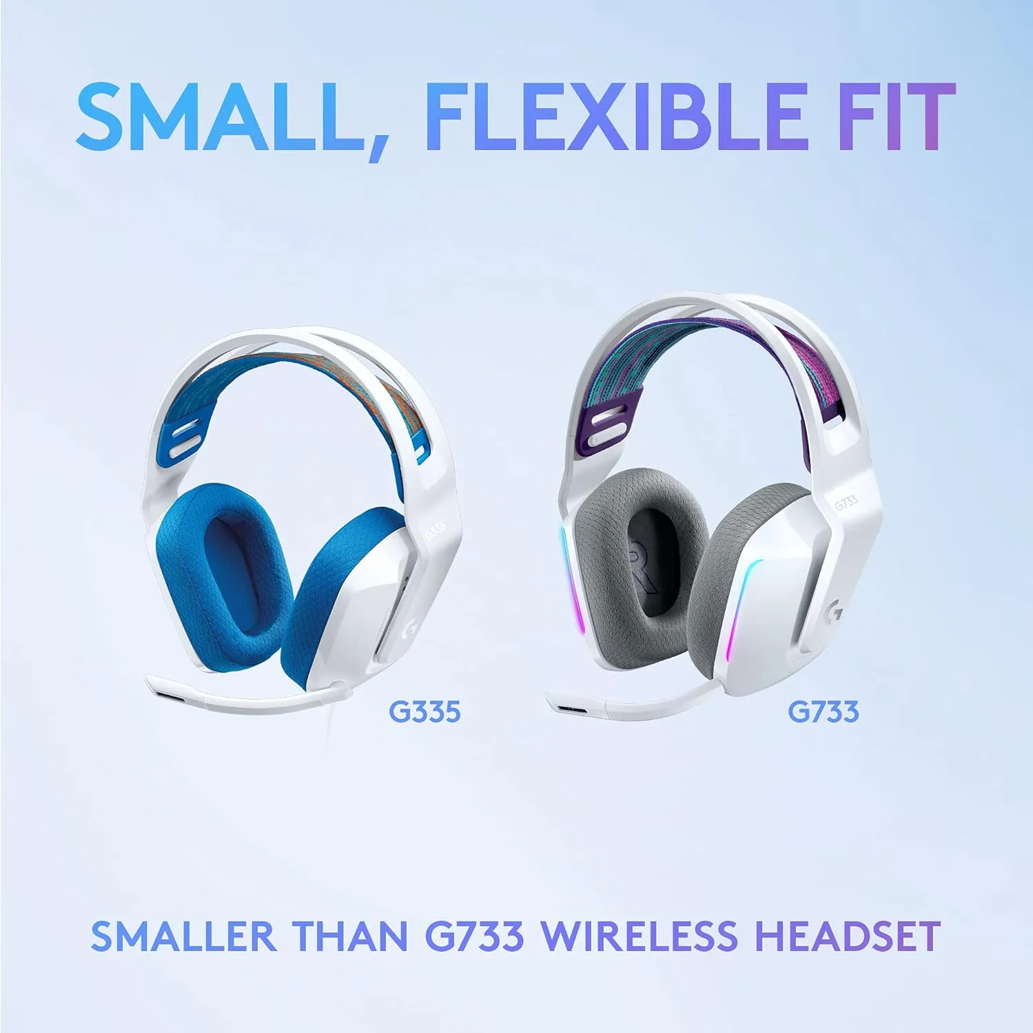 Logitech G335 Wired Gaming Headset - White