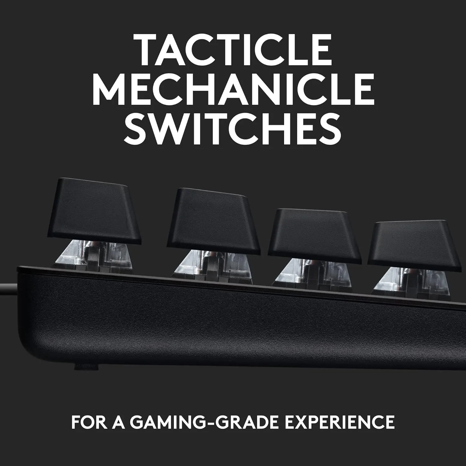 Logitech G413 SE Full-Size Mechanical Gaming Keyboard - Backlit Keyboard with Tactile Mechanical Switches, Anti-Ghosting