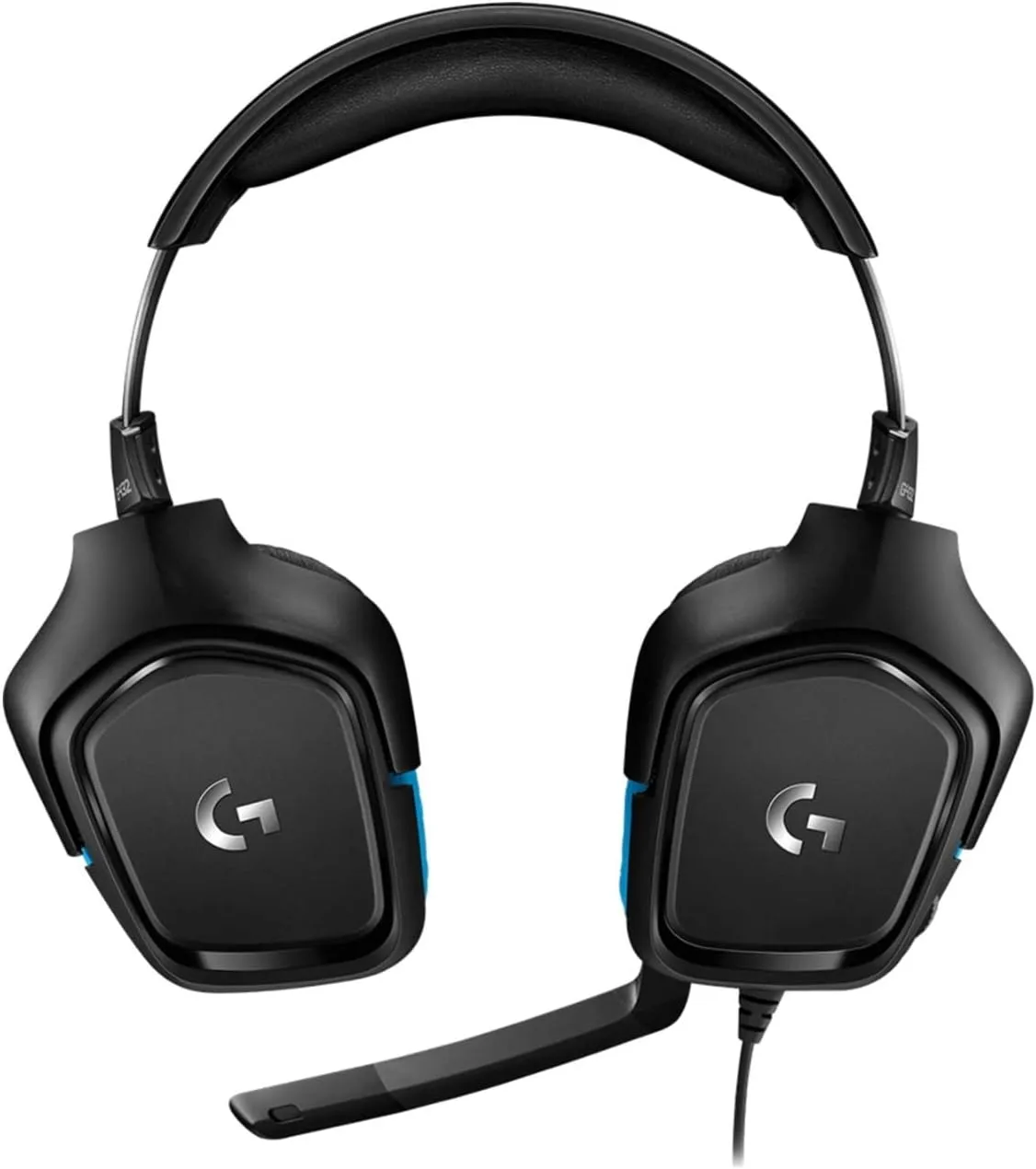Logitech G432 Wired Gaming Headset, 7.1 Surround Sound, DTS Headphone:X 2.0, Flip-to-Mute Mic