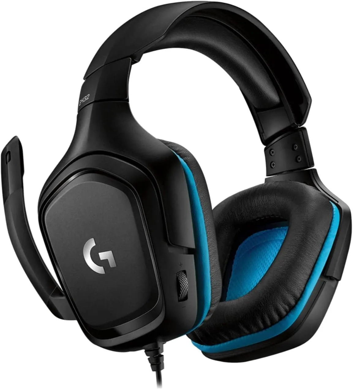 Logitech G432 Wired Gaming Headset, 7.1 Surround Sound, DTS Headphone:X 2.0, Flip-to-Mute Mic