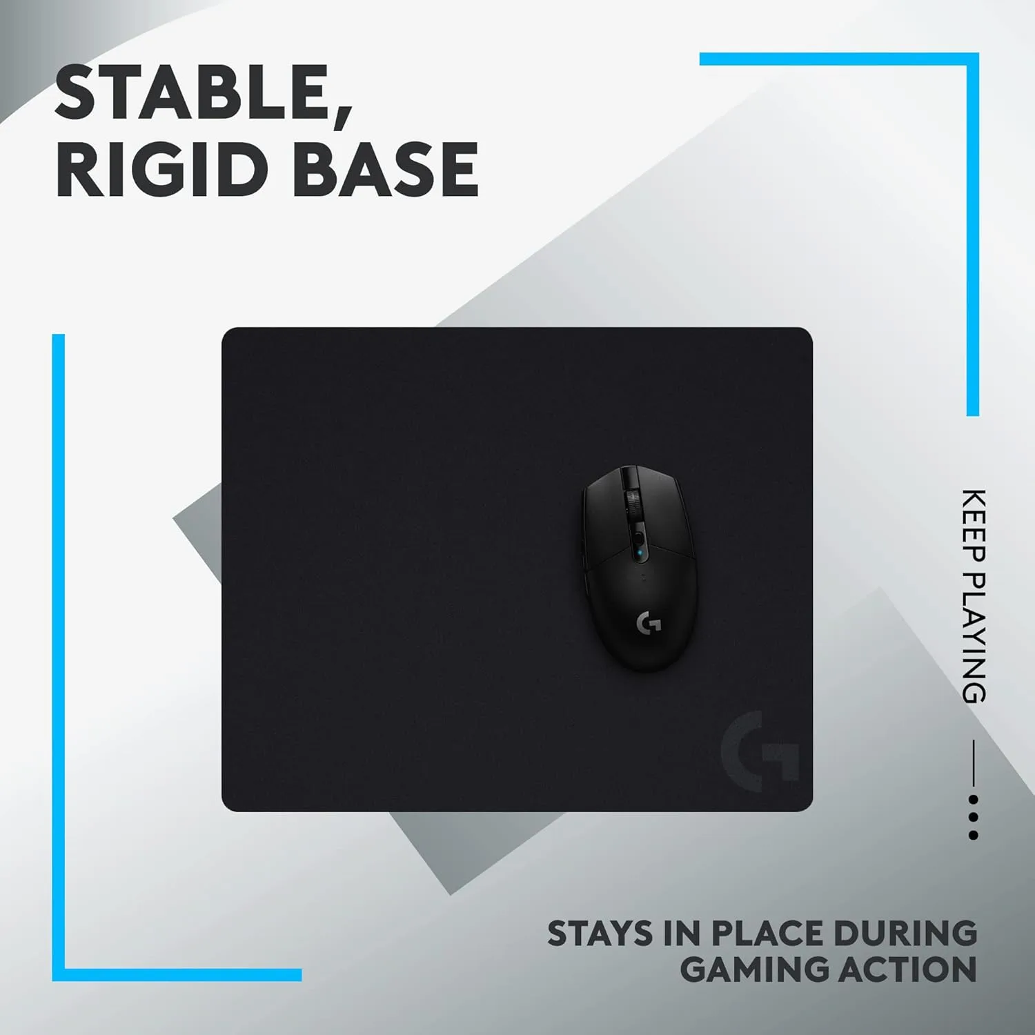 LOGITECH G Gaming Mouse Pad - Performance-Tuned Surface & Non-Slip Base