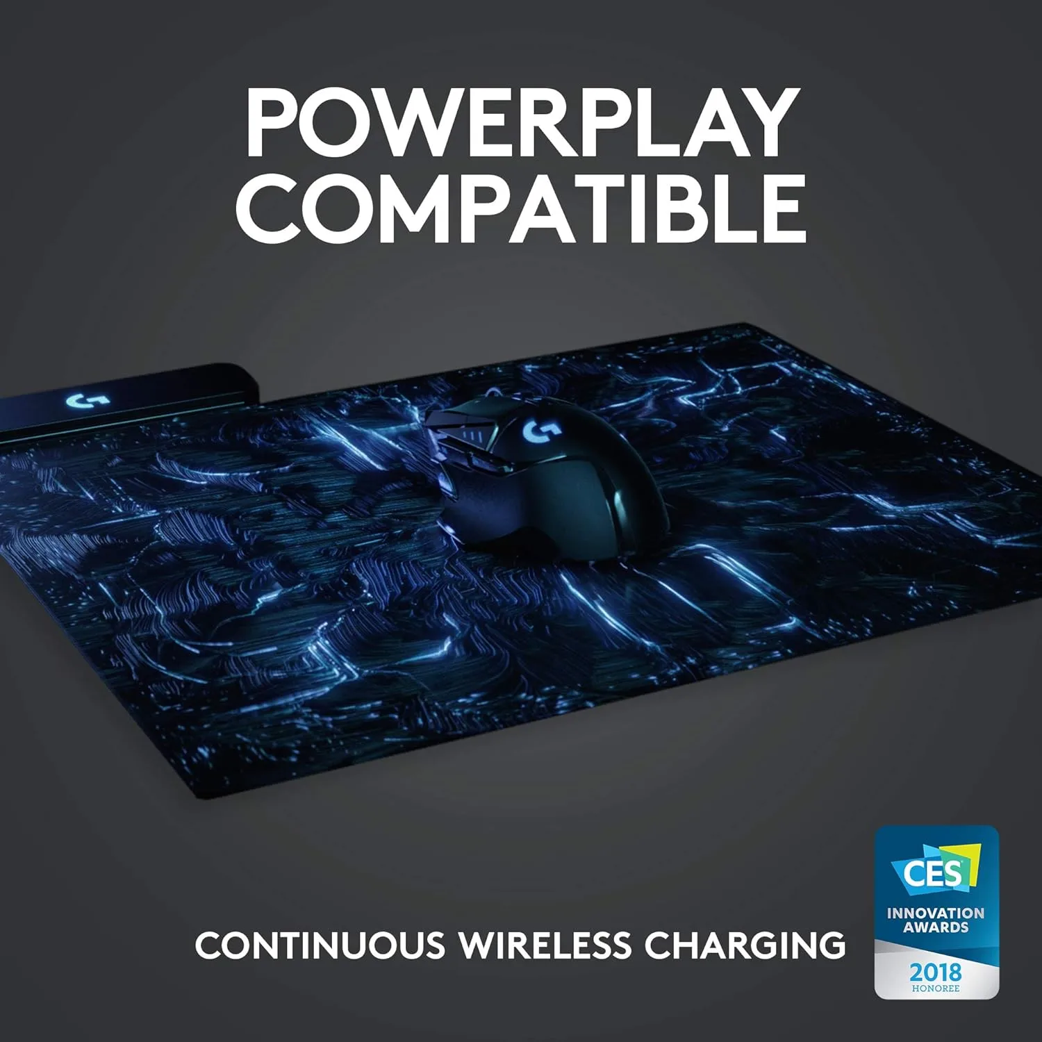 Logitech G502 Lightspeed Wireless Gaming Mouse with Hero 25K Sensor, PowerPlay Compatible, Tunable Weights and Lightsync RGB - Black Black Mouse