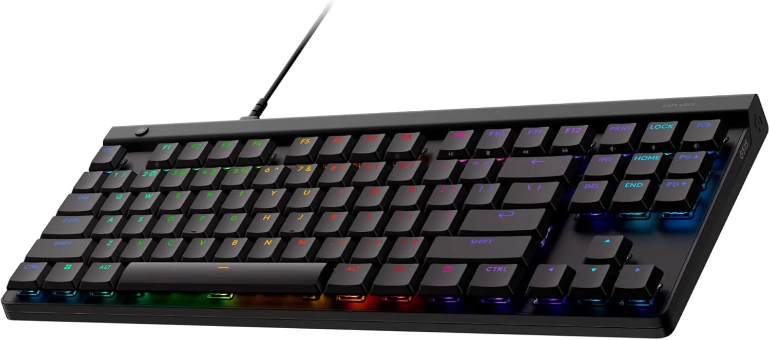 Logitech G G515 TKL Low-Profile Gaming Keyboard, LIGHTSYNC RGB