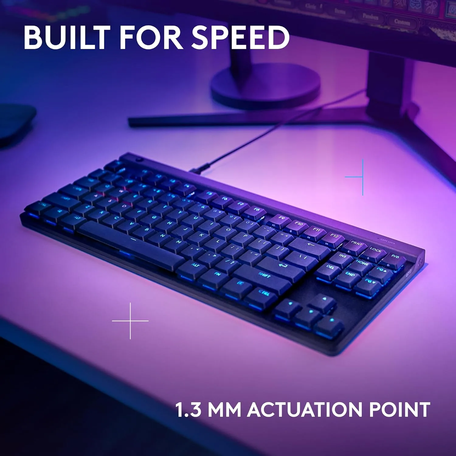 Logitech G G515 TKL Low-Profile Gaming Keyboard, LIGHTSYNC RGB