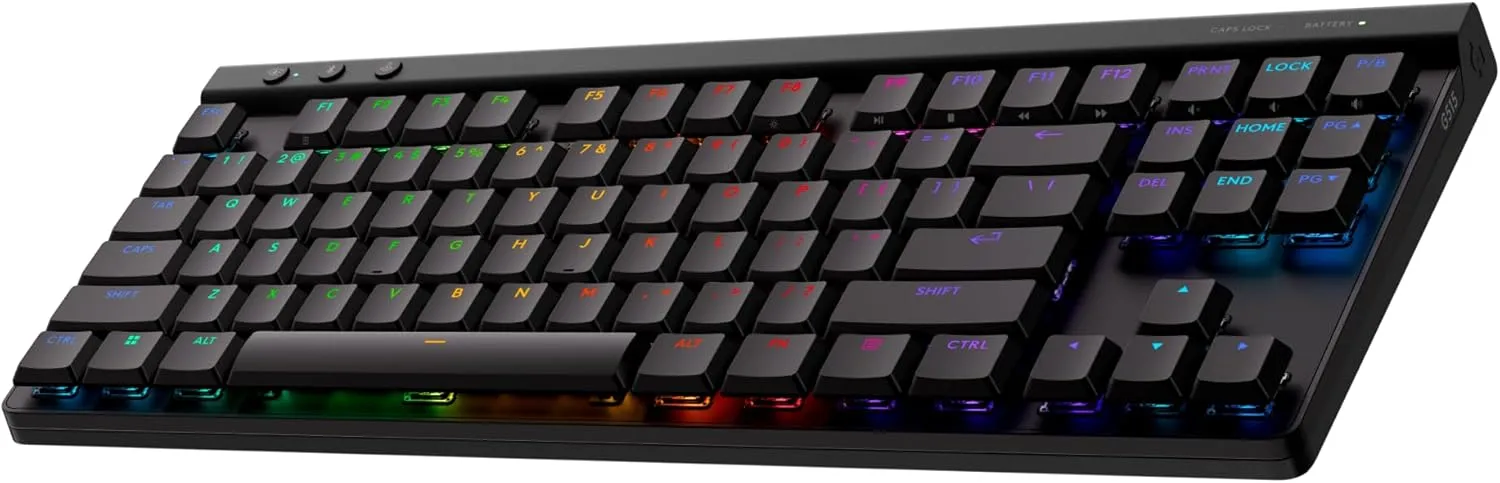 Logitech G G515 TKL Low-Profile Gaming Keyboard, LIGHTSYNC RGB