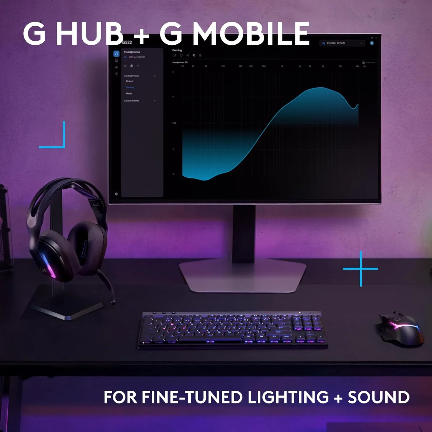 Logitech G522 LIGHTSPEED Wireless Gaming Headset - Black