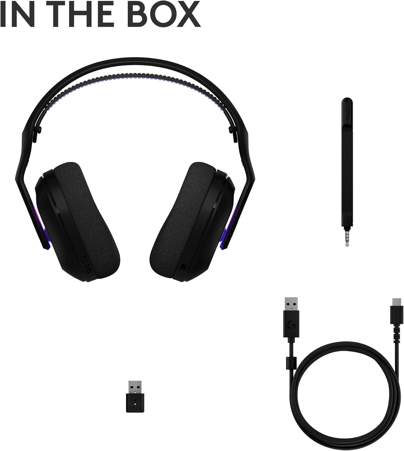 Logitech G522 LIGHTSPEED Wireless Gaming Headset - Black