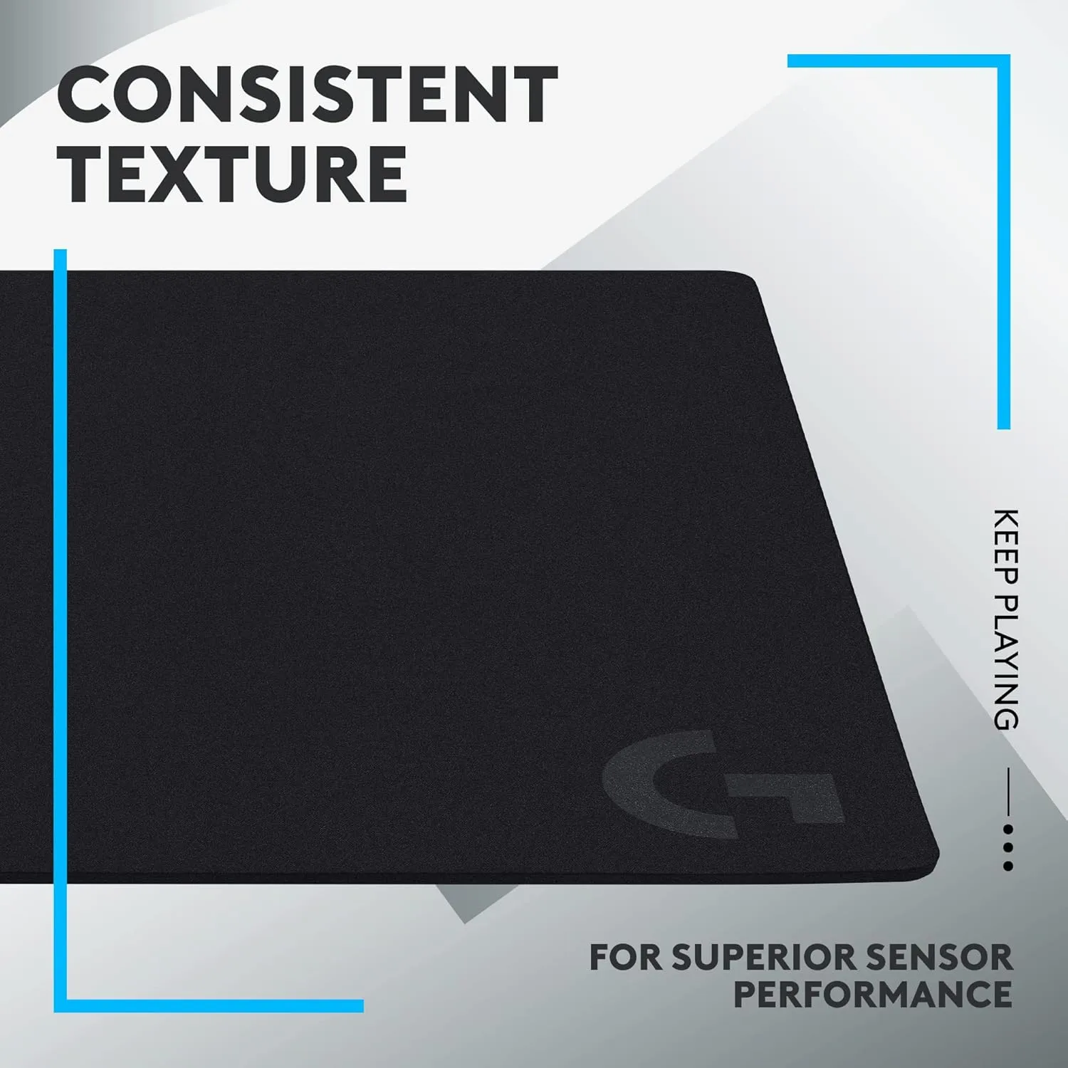 LOGITECH G Gaming Mouse Pad - Performance-Tuned Surface & Non-Slip Base