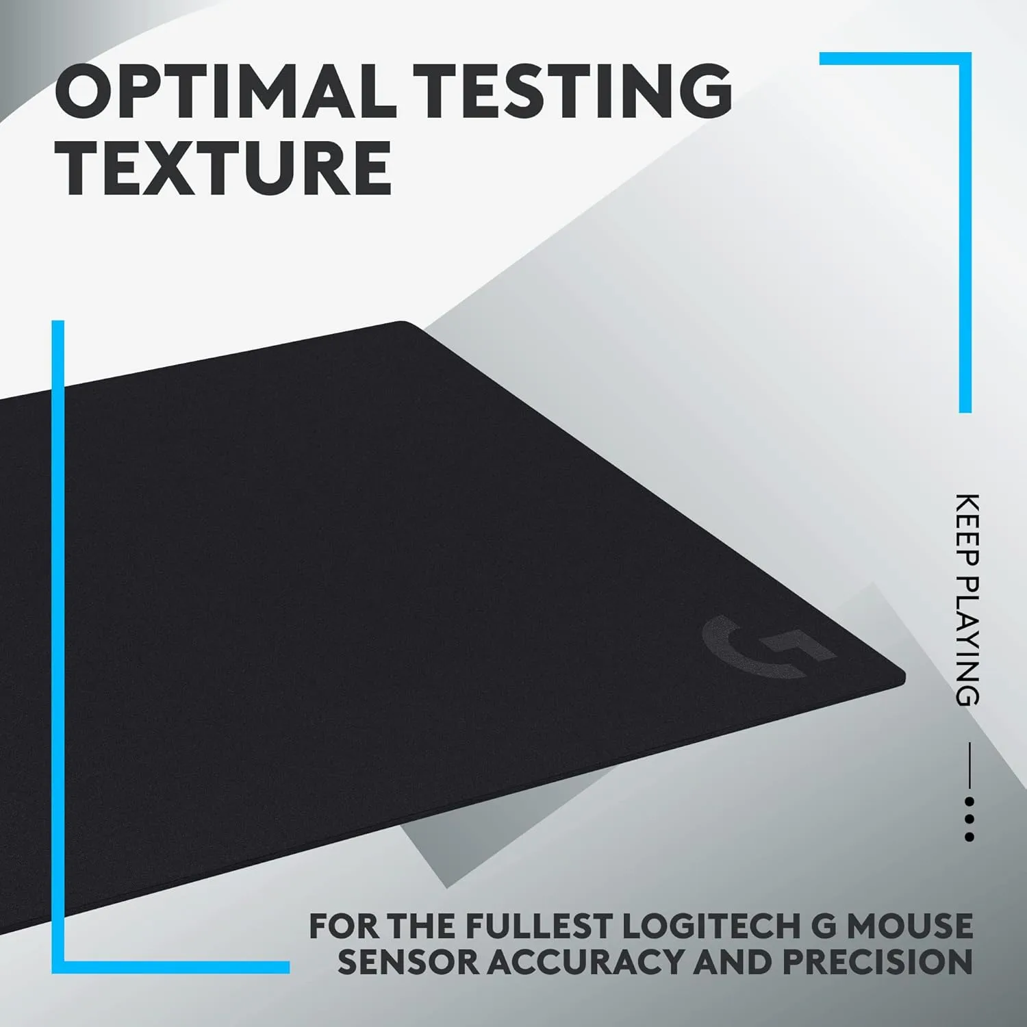 LOGITECH G Gaming Mouse Pad - Performance-Tuned Surface & Non-Slip Base