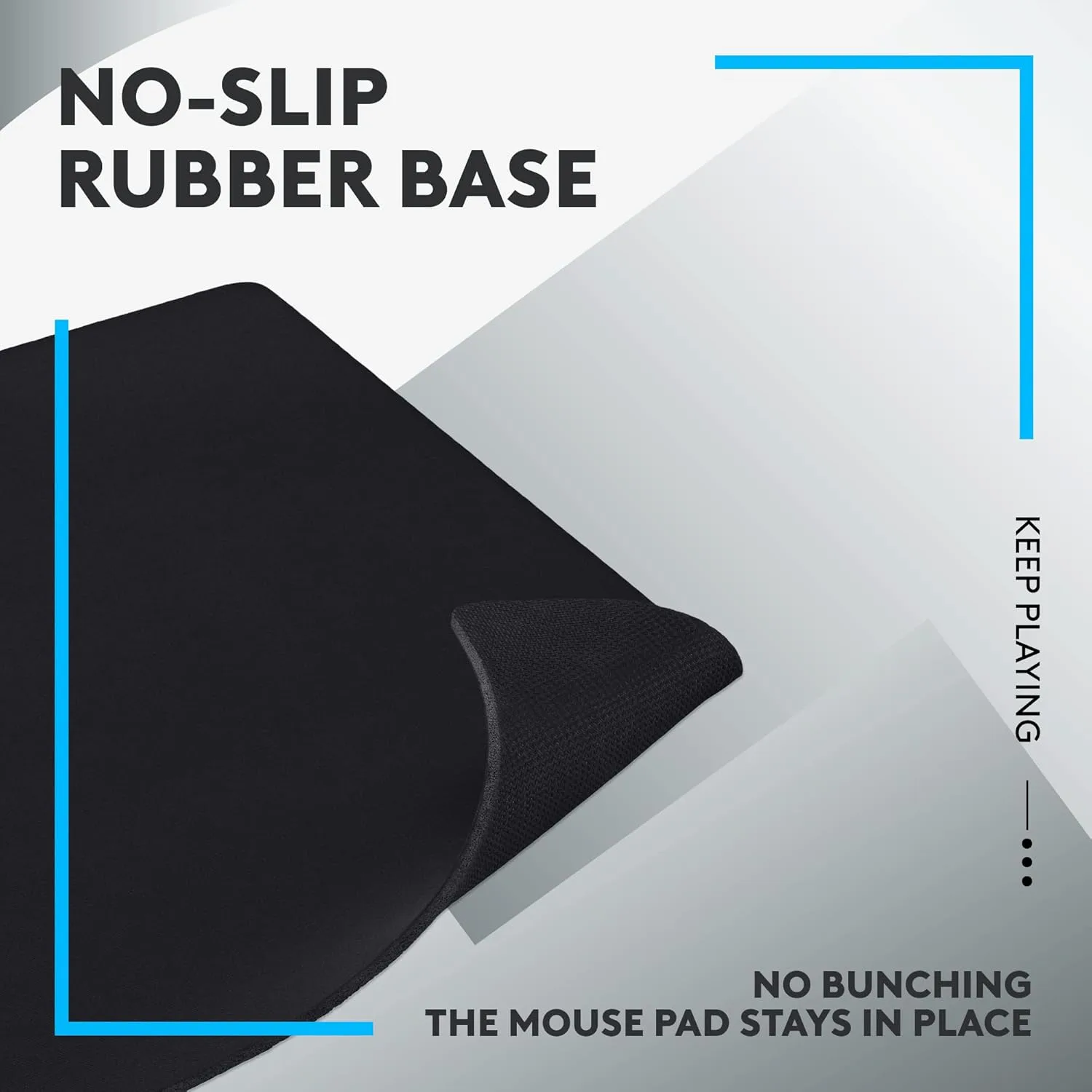 LOGITECH G Gaming Mouse Pad - Performance-Tuned Surface & Non-Slip Base