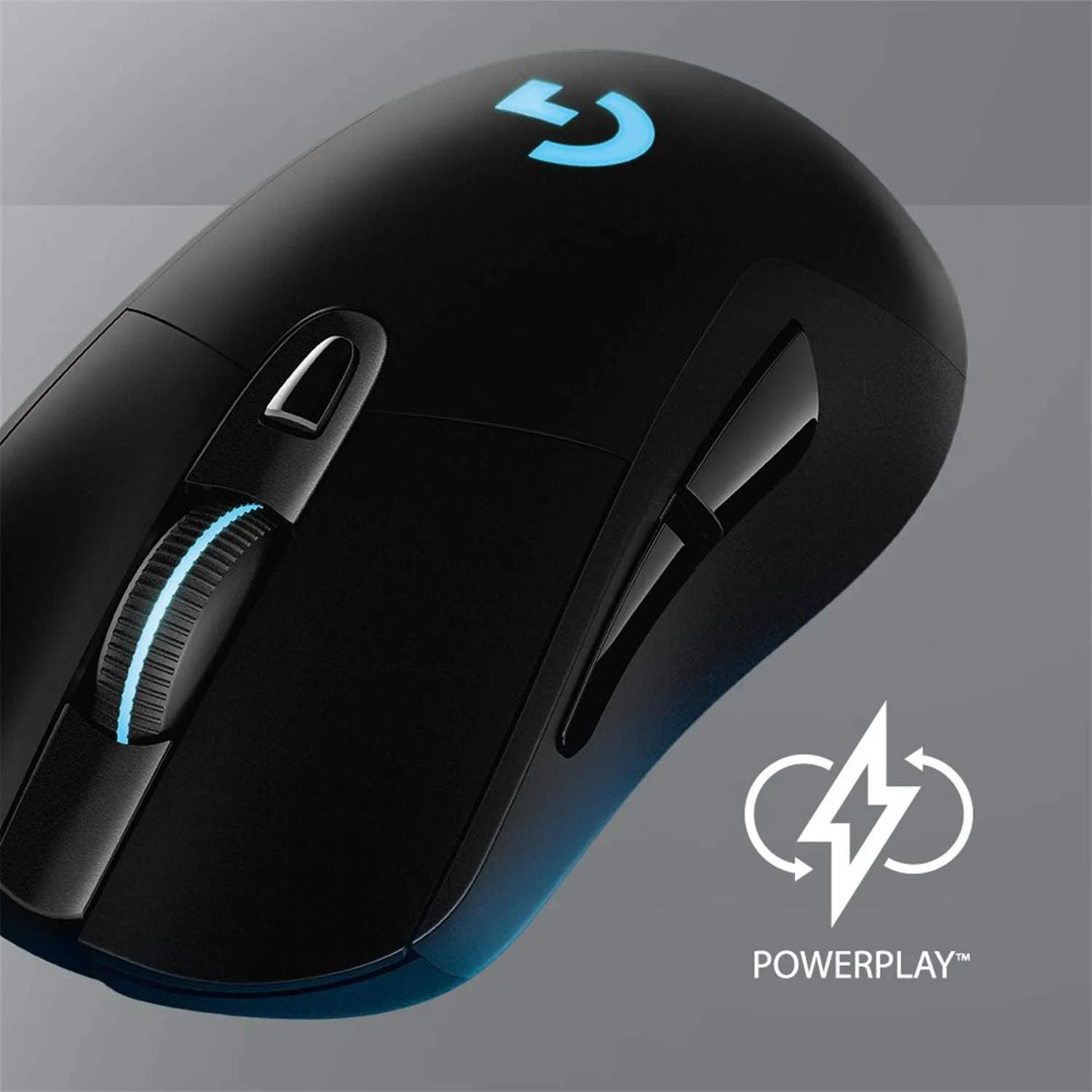 Logitech G703 Lightspeed Wireless Gaming Mouse W/Hero 25K Sensor, PowerPlay Compatible, Lightsync RGB, Lightweight 95G+10G Optional, 100-25,600 DPI, Rubber Side Grips - Black