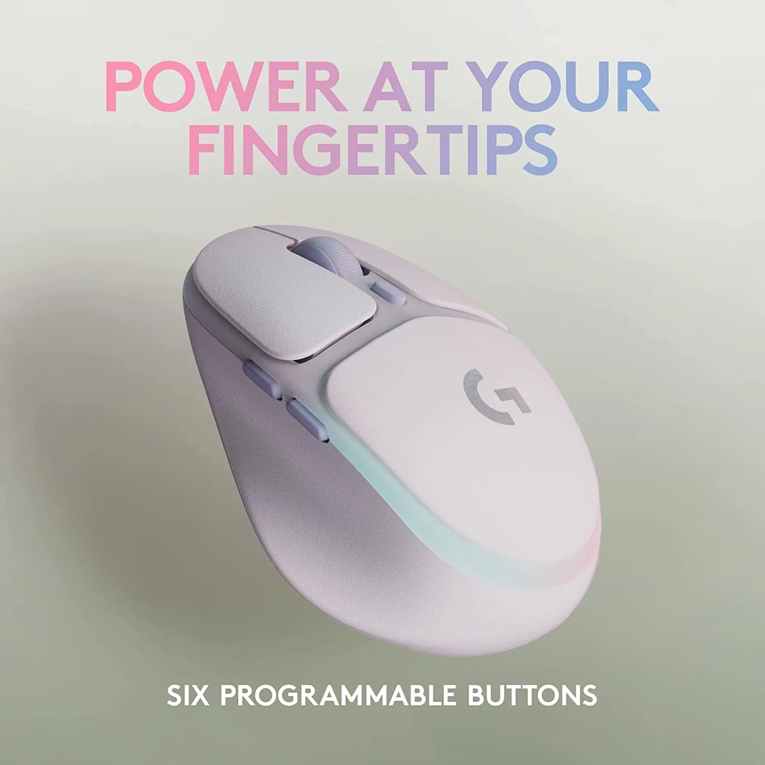 Logitech G705 Wireless Gaming Mouse, Customizable LIGHTSYNC RGB Lighting, Lightspeed Wireless, Bluetooth Connectivity, Lightweight, PC/Mac/Laptop - White Mist G705 Mouse