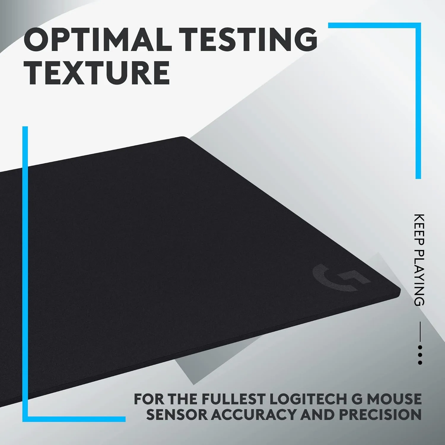 Logitech G740 Large Thick Gaming Mouse Pad, Cloth, Non-Slip