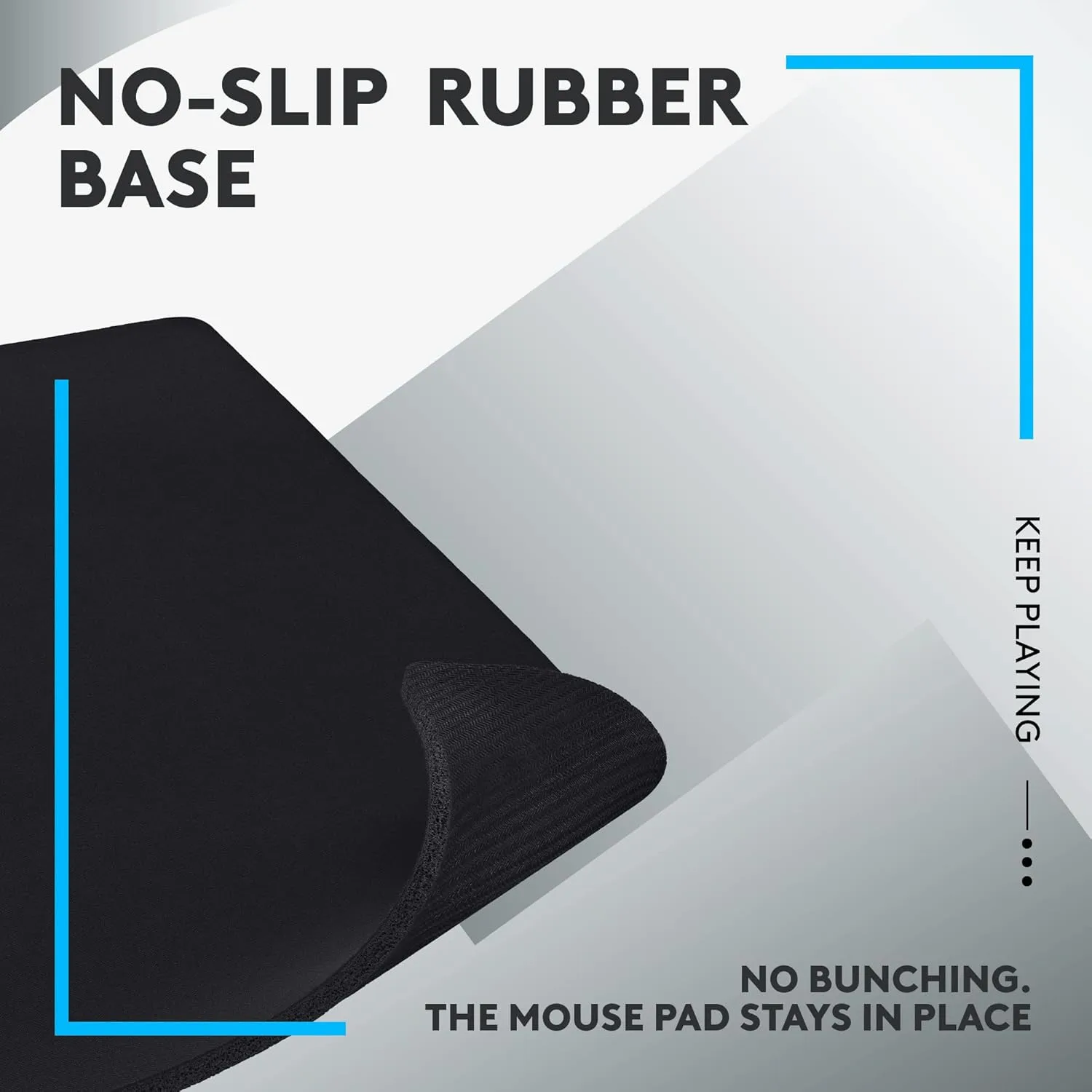 Logitech G740 Large Thick Gaming Mouse Pad, Cloth, Non-Slip