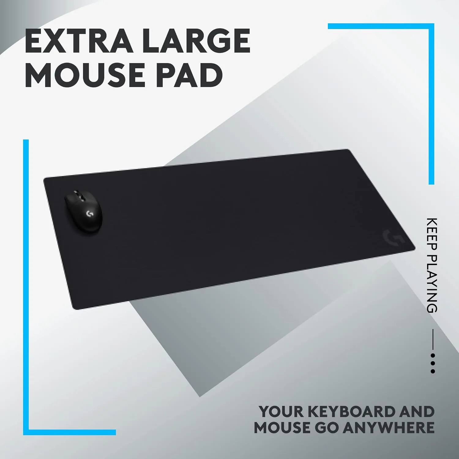 LOGITECH G Gaming Mouse Pad - Performance-Tuned Surface & Non-Slip Base