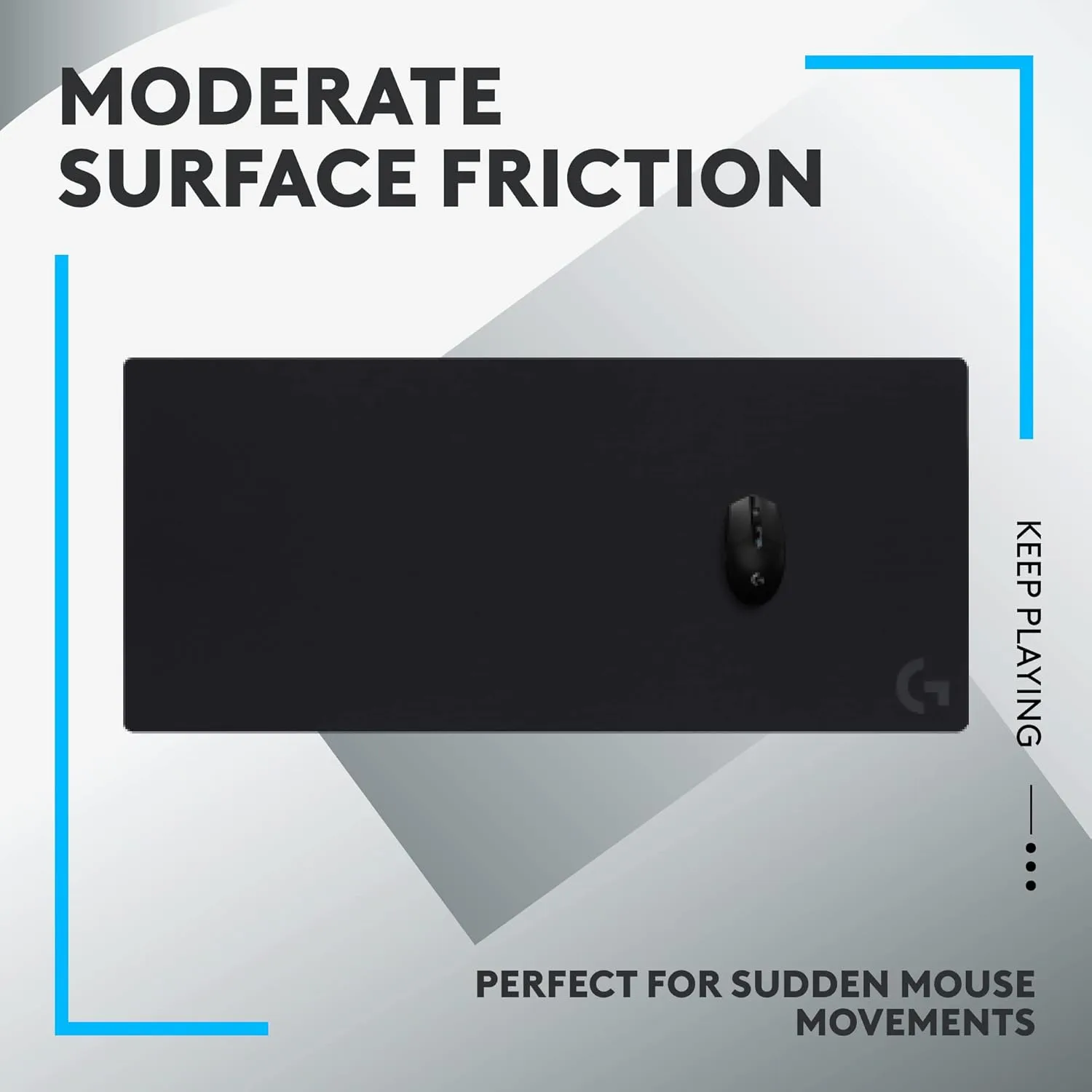 LOGITECH G Gaming Mouse Pad - Performance-Tuned Surface & Non-Slip Base
