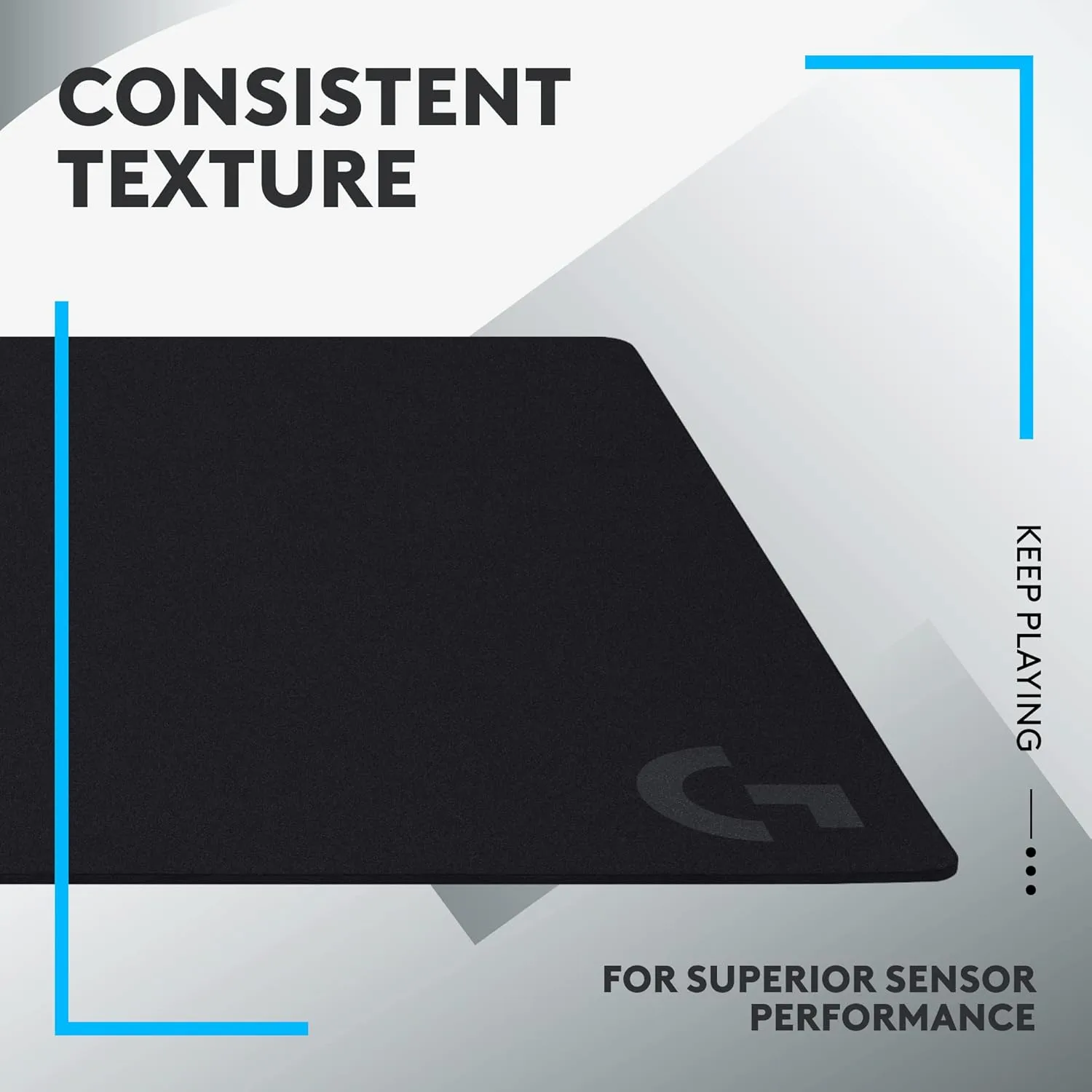 LOGITECH G Gaming Mouse Pad - Performance-Tuned Surface & Non-Slip Base