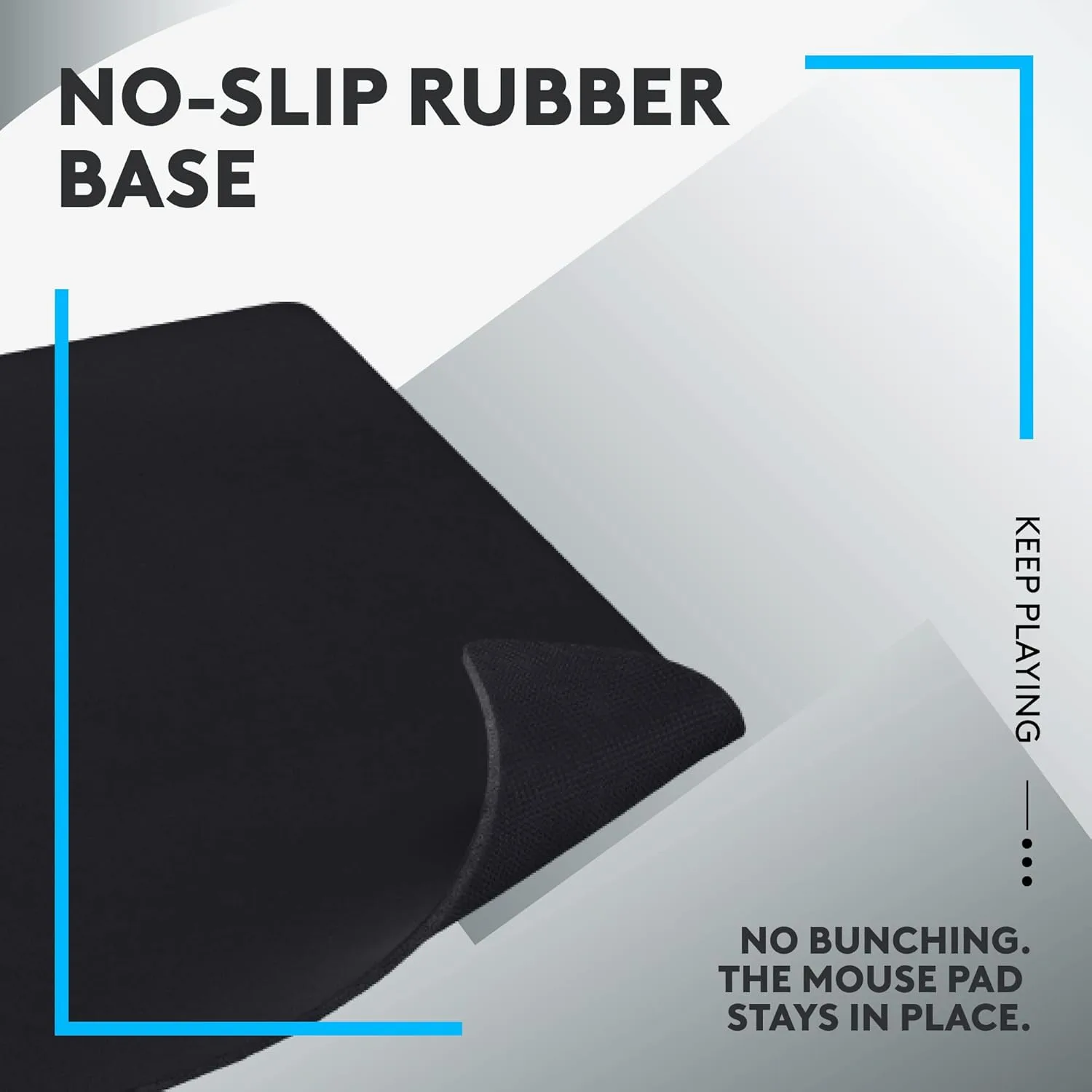 LOGITECH G Gaming Mouse Pad - Performance-Tuned Surface & Non-Slip Base