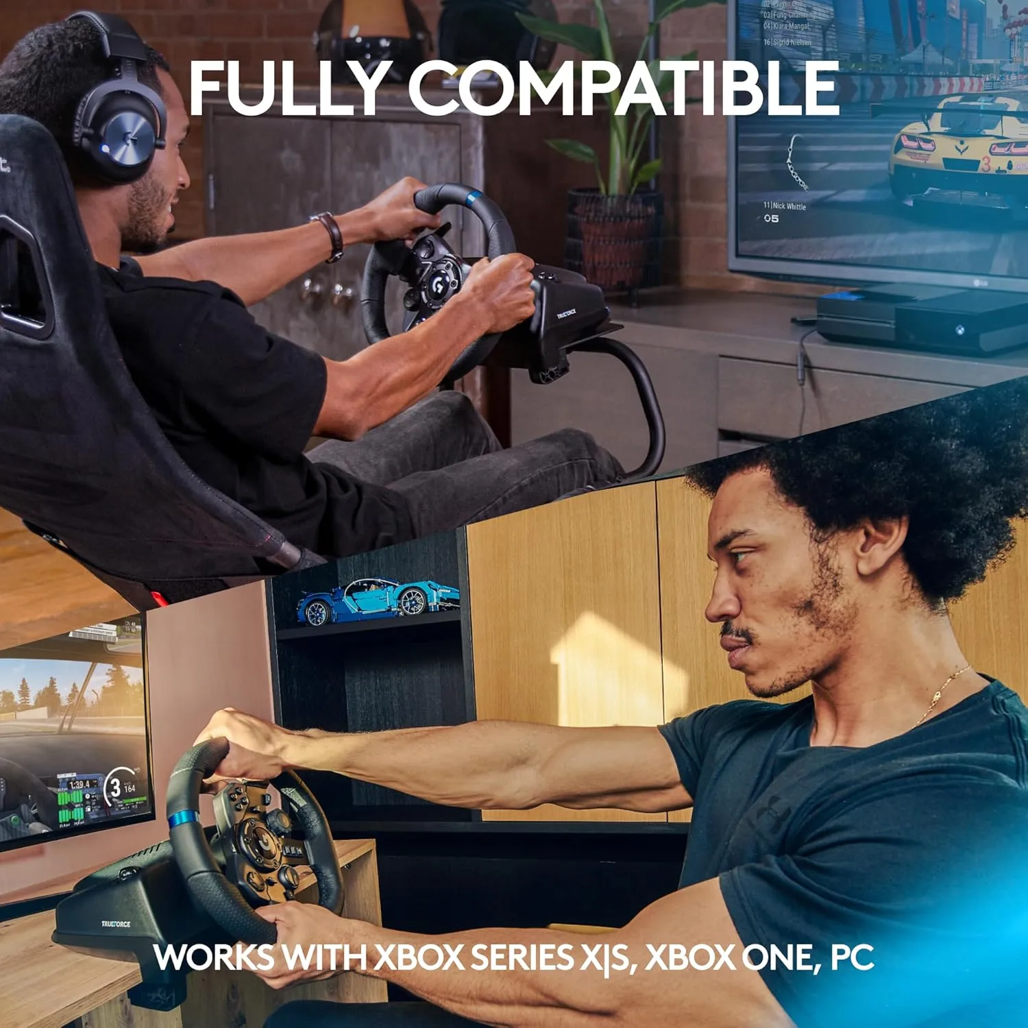Logitech G923 Racing Wheel and Pedals for Xbox Series X|S, Xbox One and PC