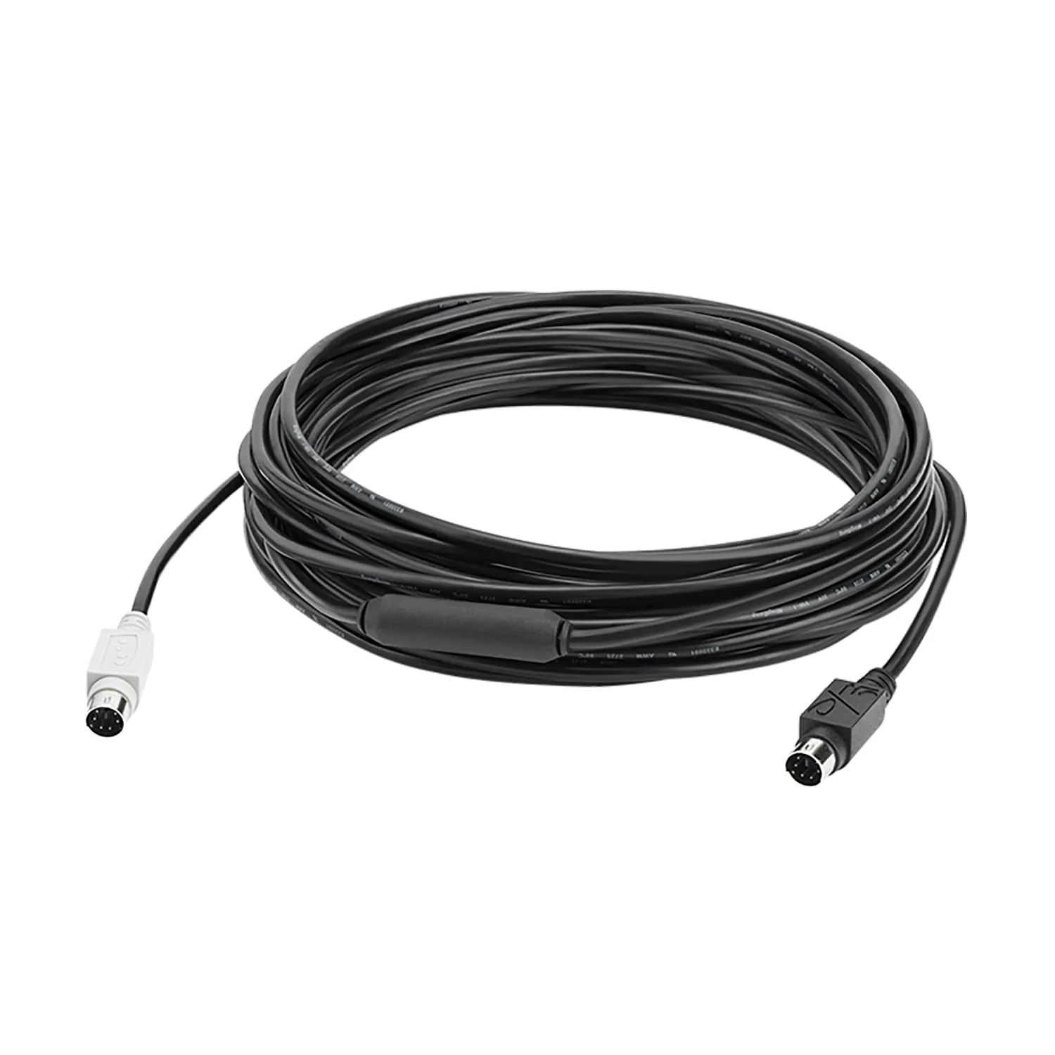 Logitech Group 10M Extender Cable (32.8ft) - Mini‑DIN, Black