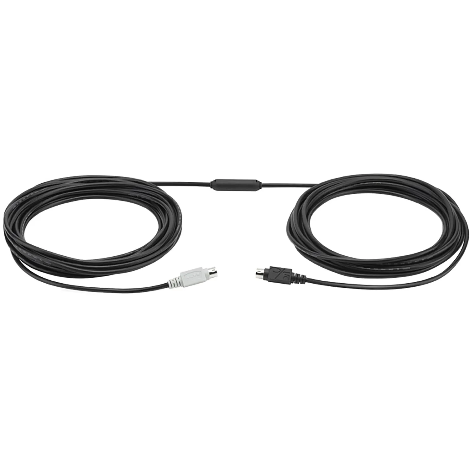Logitech Group 10M Extender Cable (32.8ft) - Mini‑DIN, Black