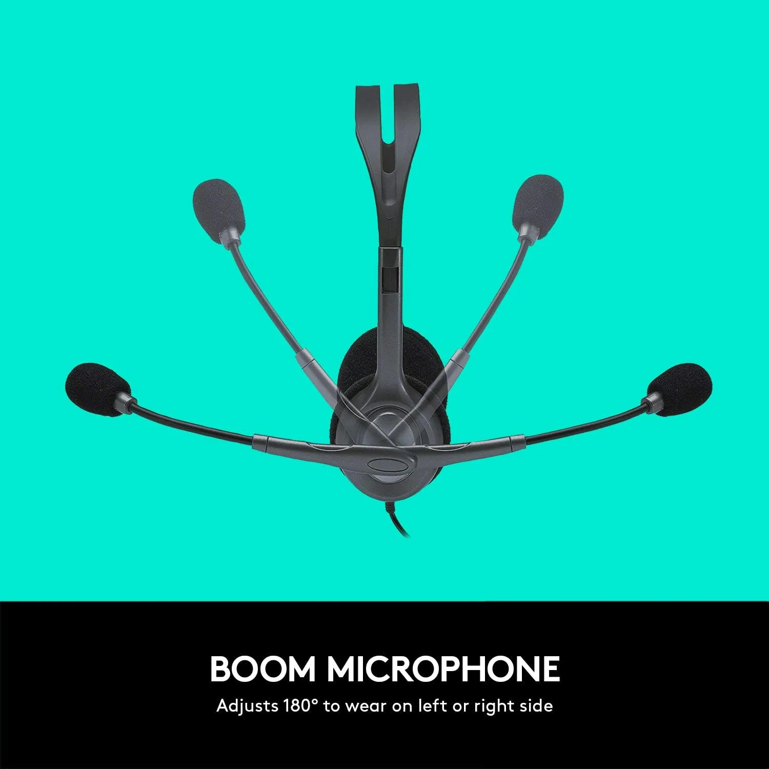 Logitech H111 Wired Stereo Headset with Noise-Cancelling Microphone