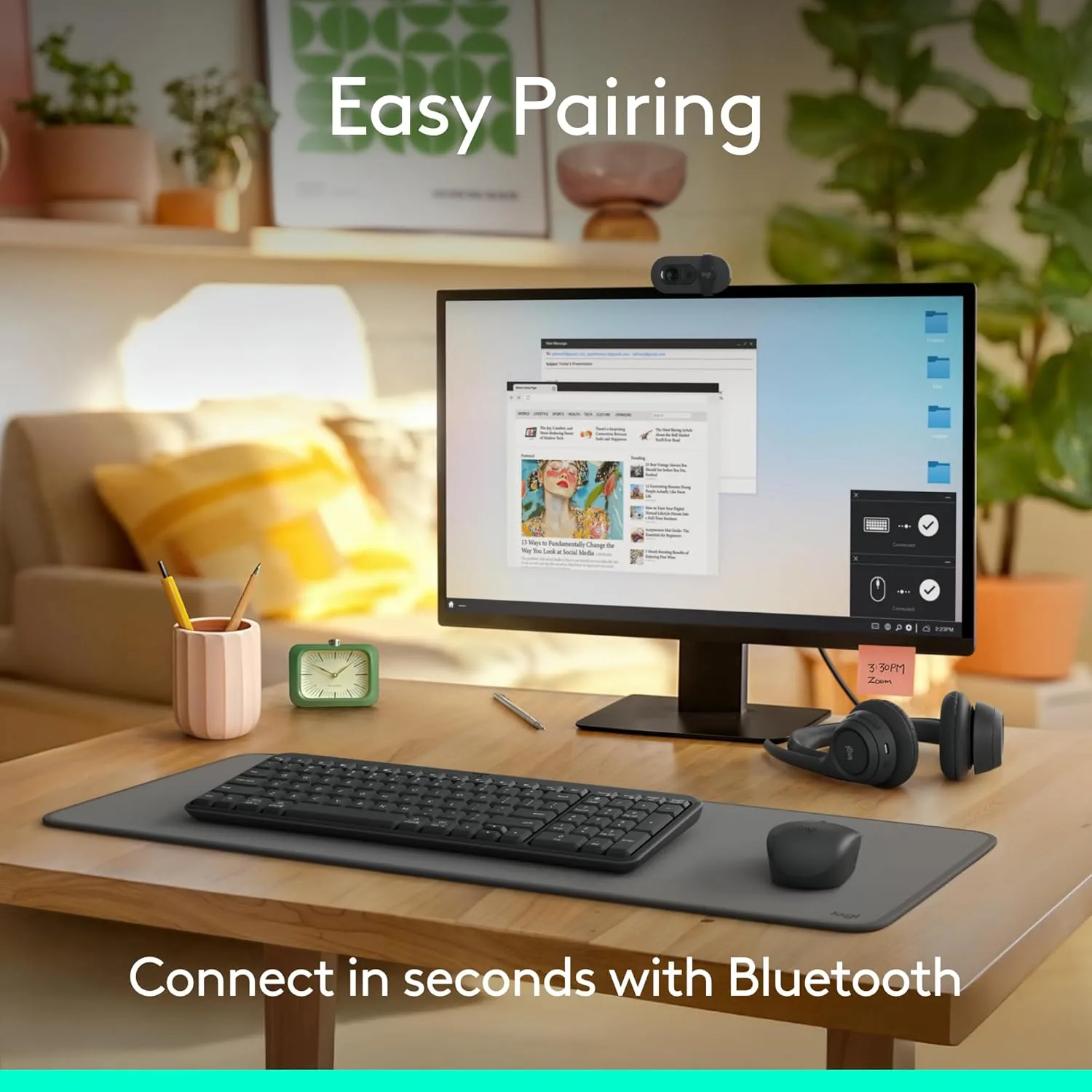 LOGITECH MK250 Bluetooth Wireless Mouse and Keyboard Combo