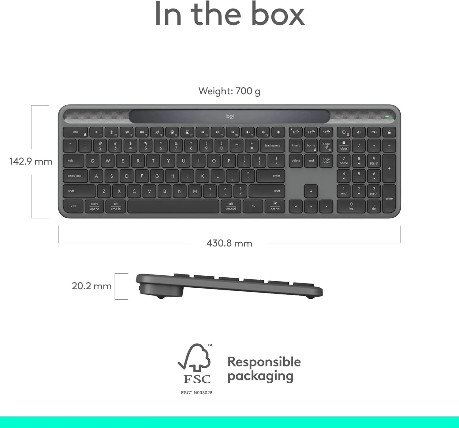 Logitech Signature Slim Wireless Keyboard