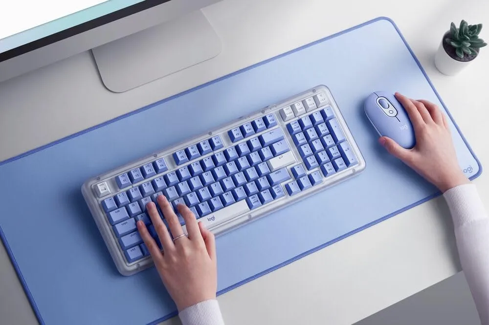 Logitech Alto Keys K98M Wireless Mechanical Keyboard with POP Mouse - Lilac