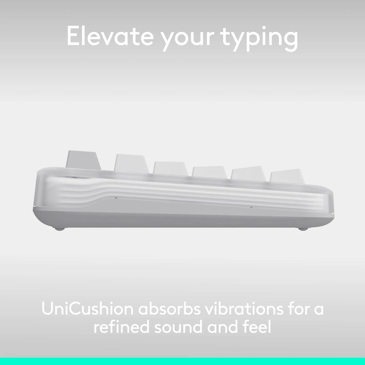 Logitech Alto Keys K98M Wireless Mechanical Keyboard, Customizable - Off-White