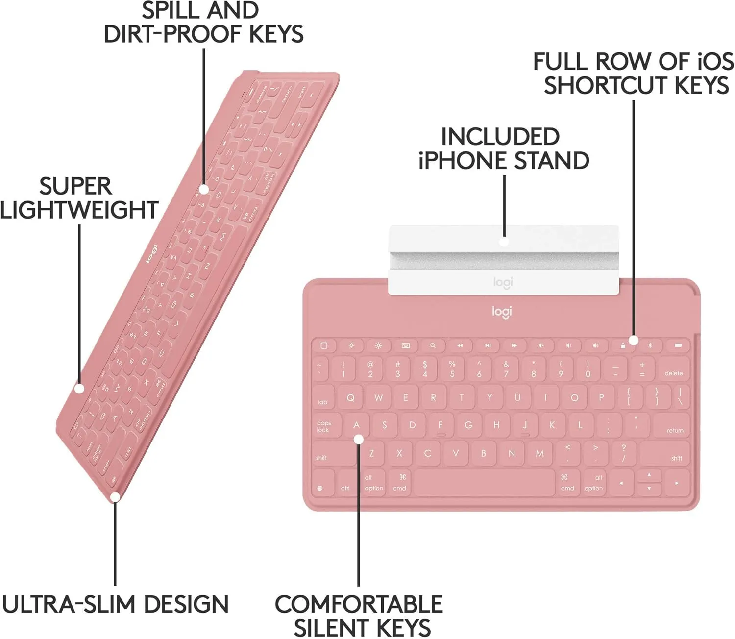 Logitech Keys-to-Go Portable Bluetooth Keyboard