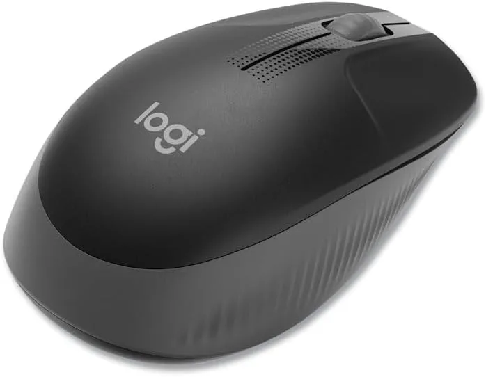 Logitech Wireless Mouse M190 - Full Size, Charcoal