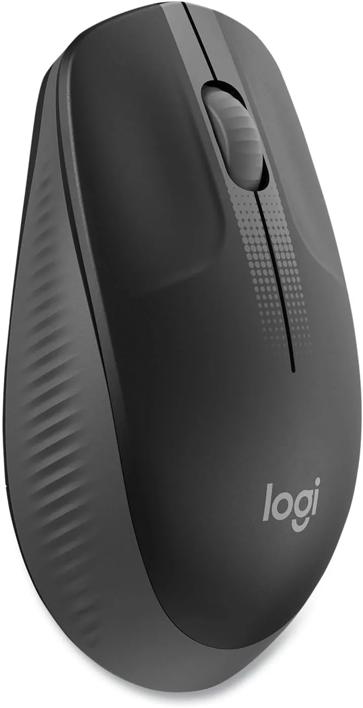 Logitech Wireless Mouse M190 - Full Size, Charcoal