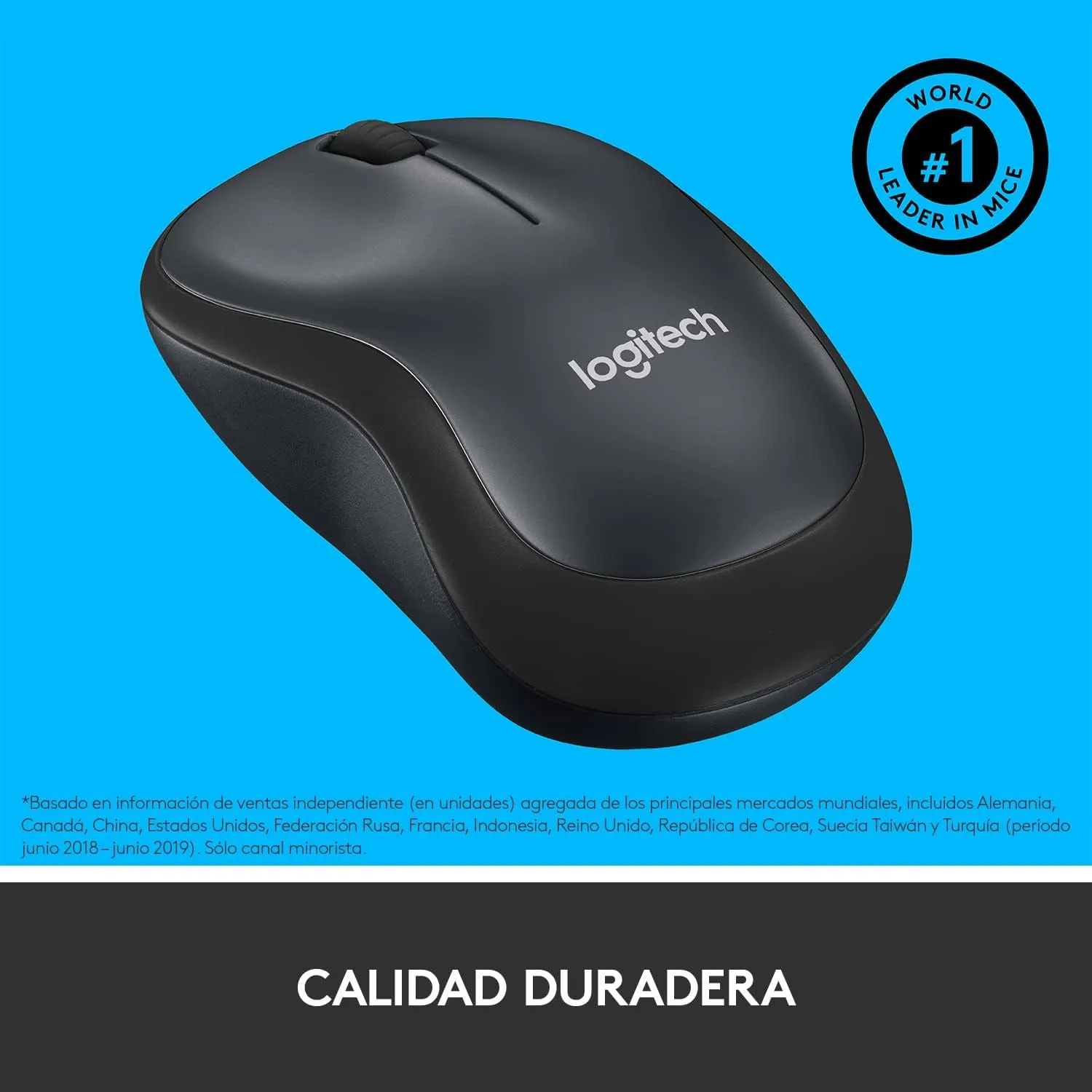 Logitech M220 Silent Wireless Mouse, 2.4 GHz with USB Receiver, 1000 DPI Optical Tracking, 18-Month Battery, Ambidextrous, Compatible with PC, Mac, Laptop (Off-White)