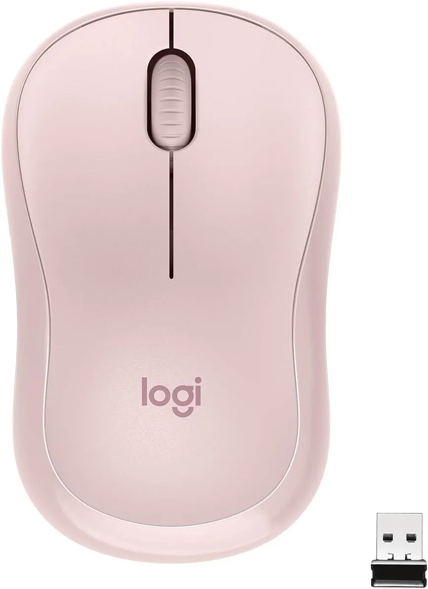 Logitech M220 SILENT Wireless Mouse, Rose