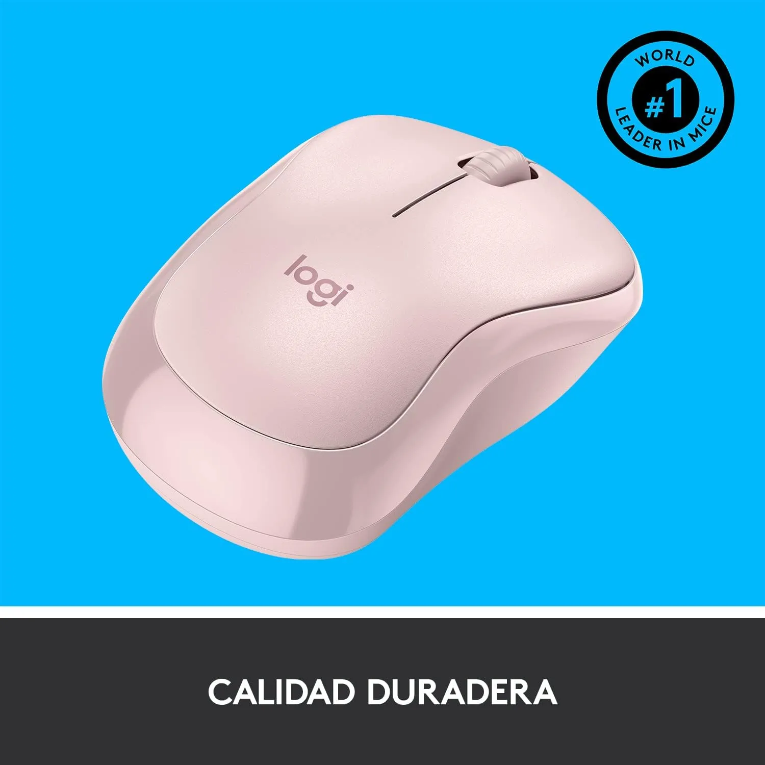 Logitech M220 SILENT Wireless Mouse, Rose