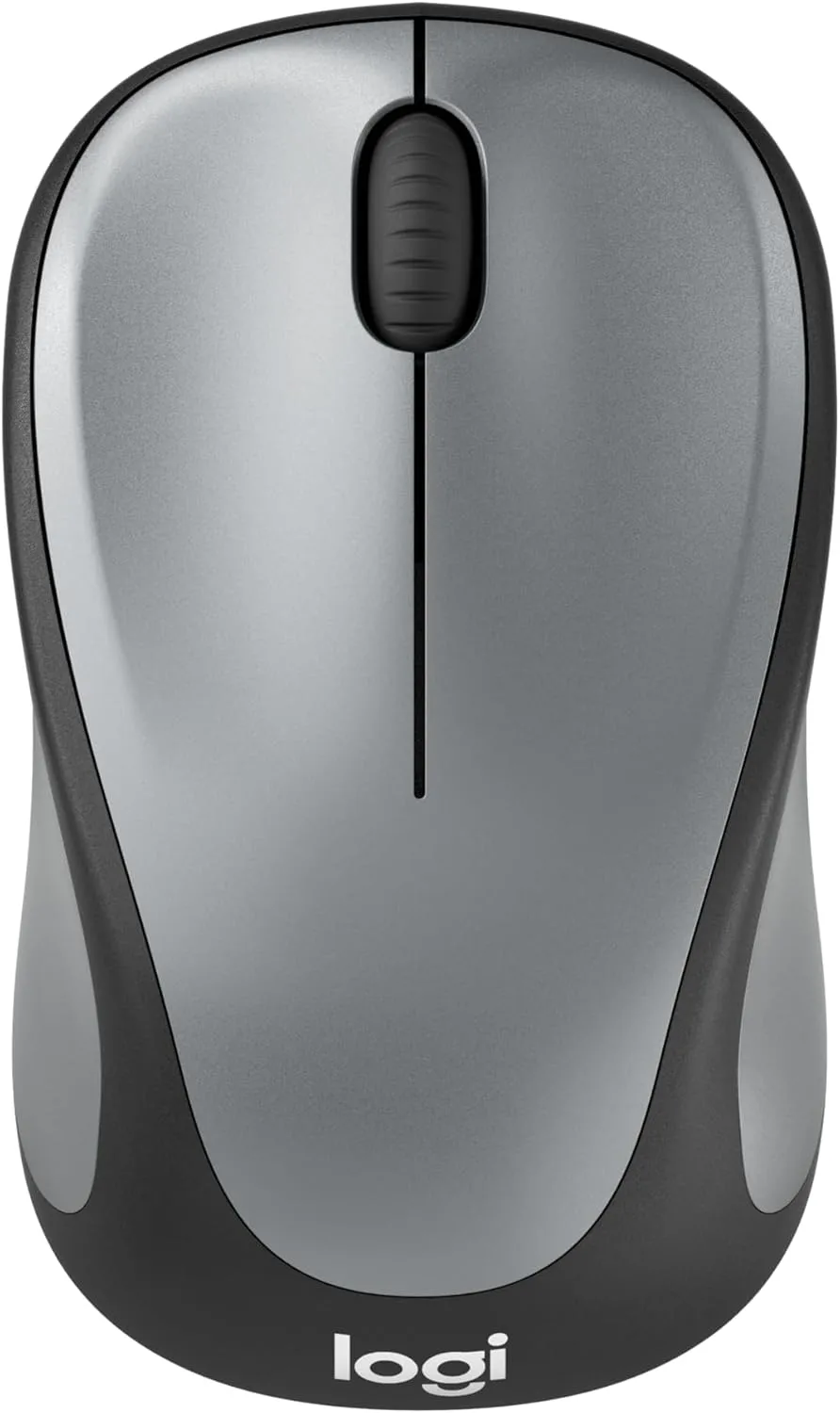 LOGITECH M317 Wireless Mouse, 2.4 GHz with USB Receiver, 1000 DPI, 12 Month Battery