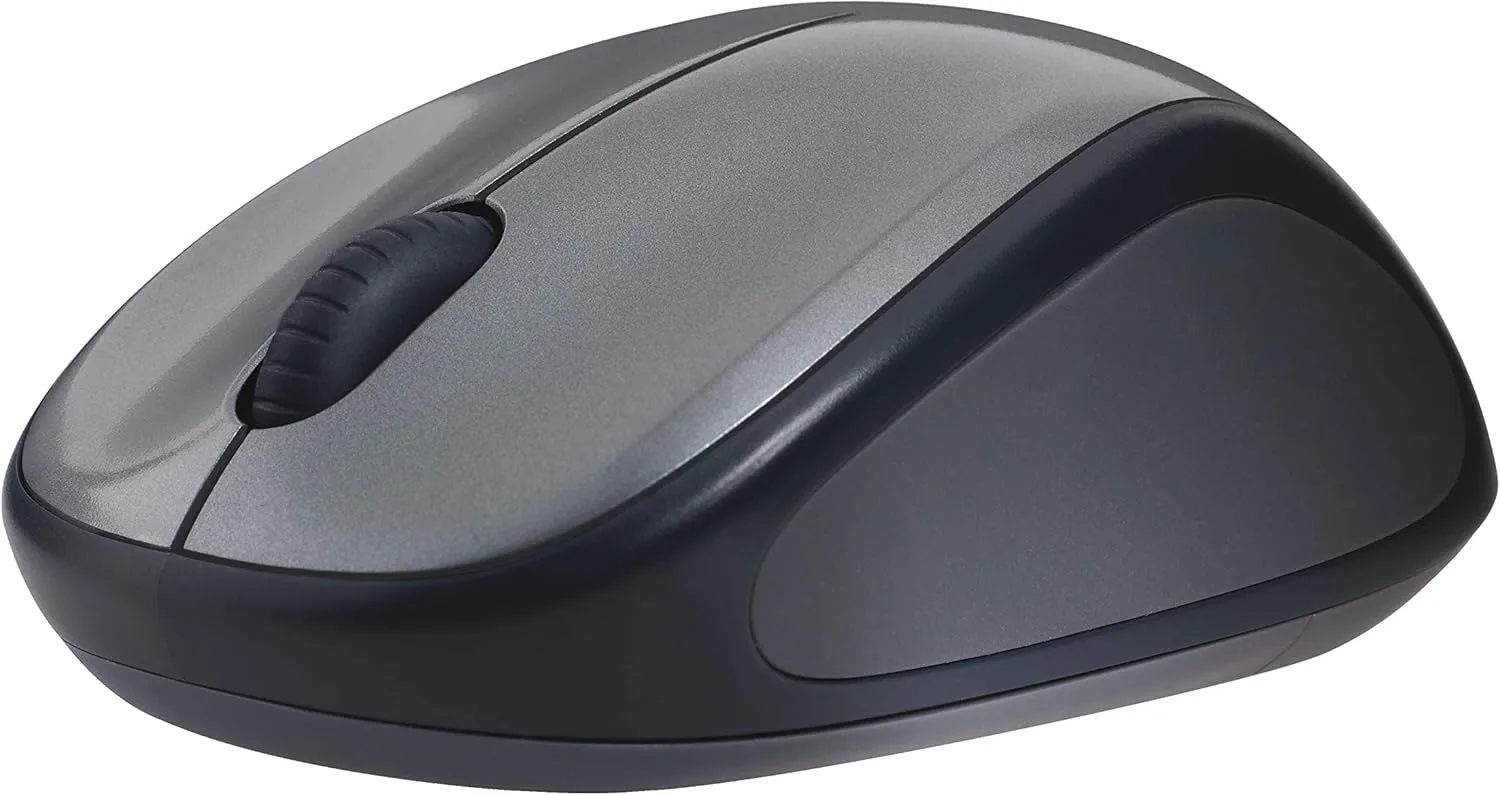LOGITECH M317 Wireless Mouse, 2.4 GHz with USB Receiver, 1000 DPI, 12 Month Battery
